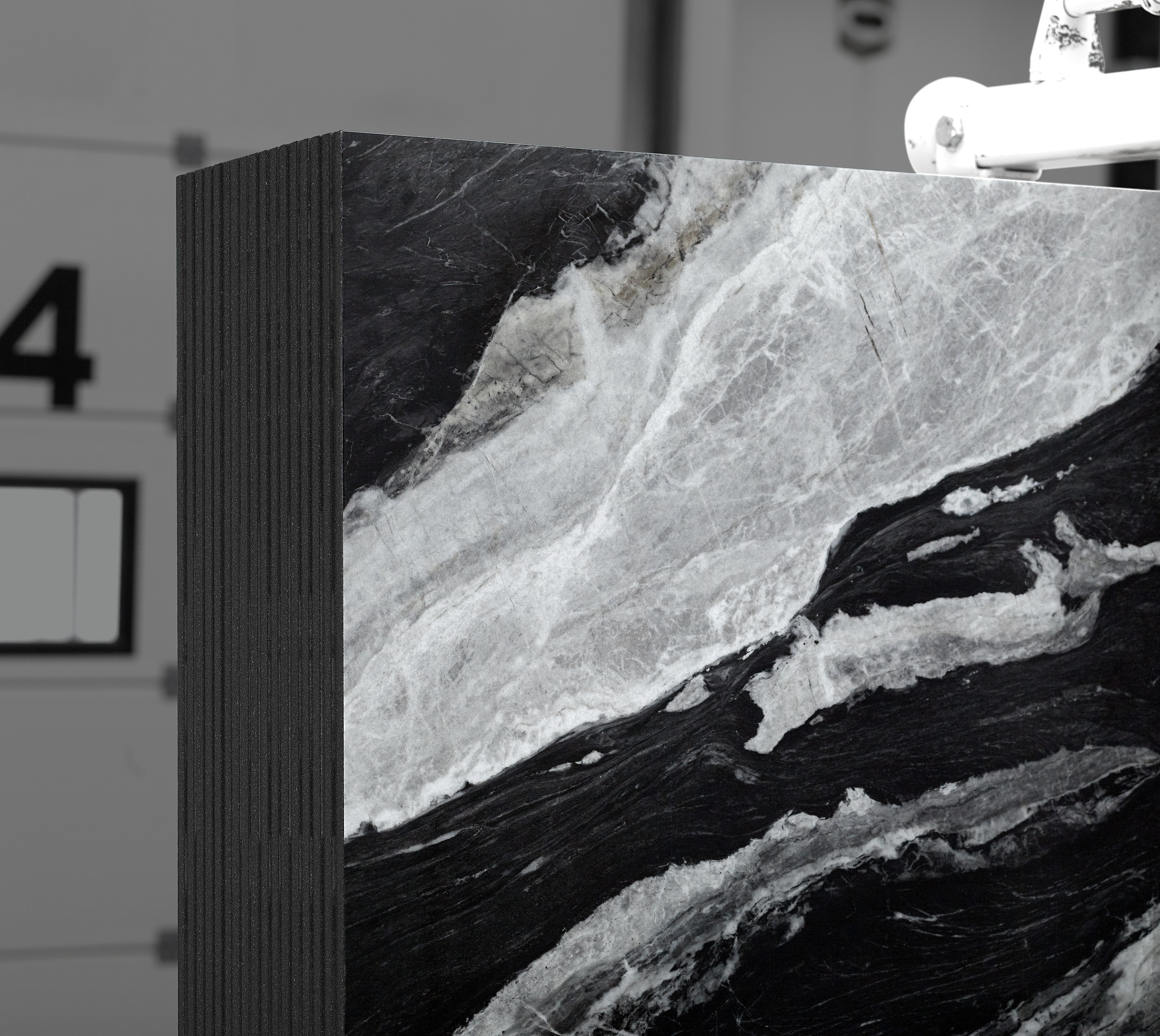 Majesto Bianco Dior sintered stone slabs by Anatolia, top-down product view, 64"×127"×15/32" size. Turkish sintered stone for floors and walls.