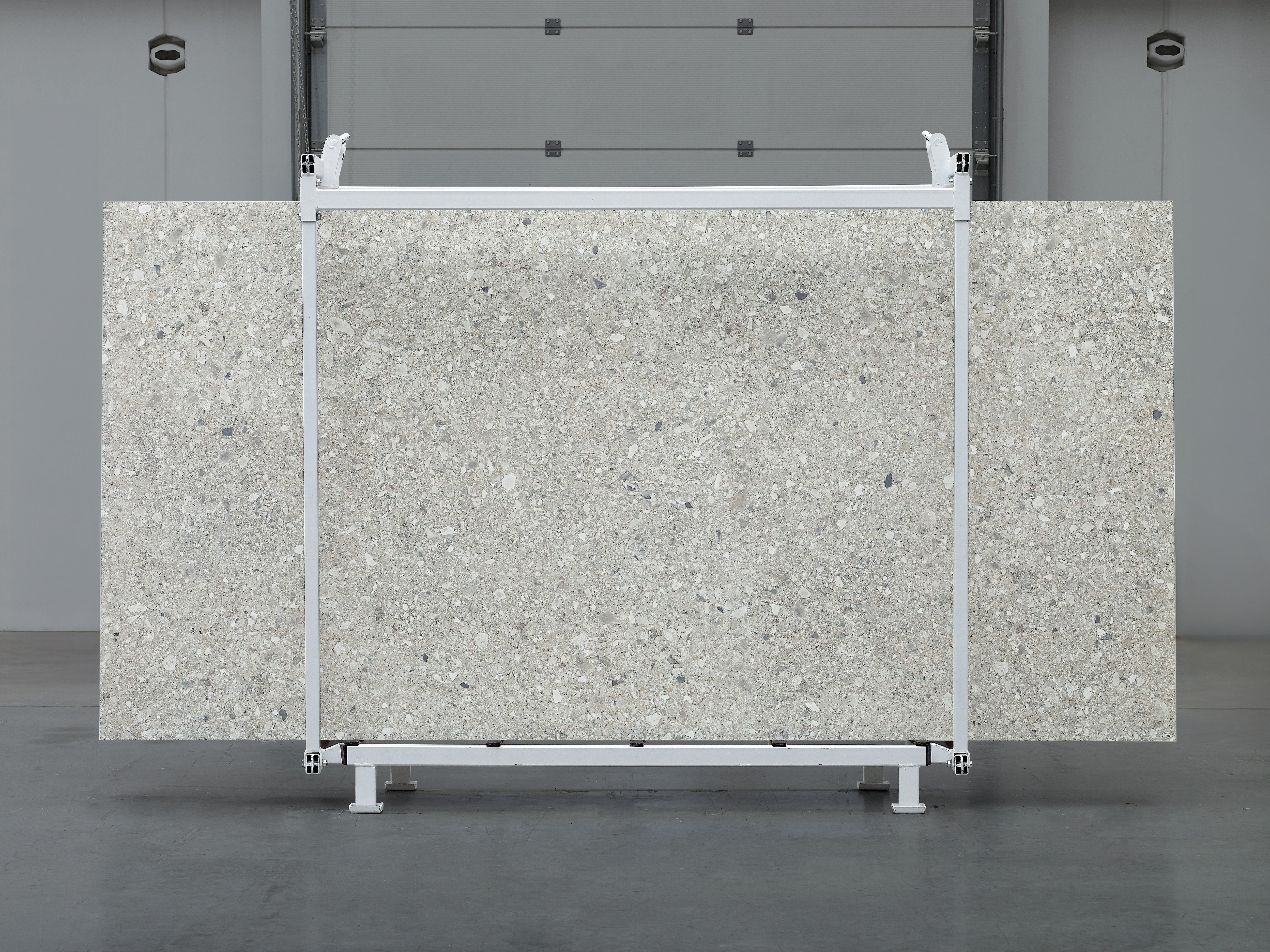 Majesto Ceppo di Gre sintered stone slabs by Anatolia, top-down product view, 64"×127"×15/32" size. Turkish sintered stone for floors and walls.
