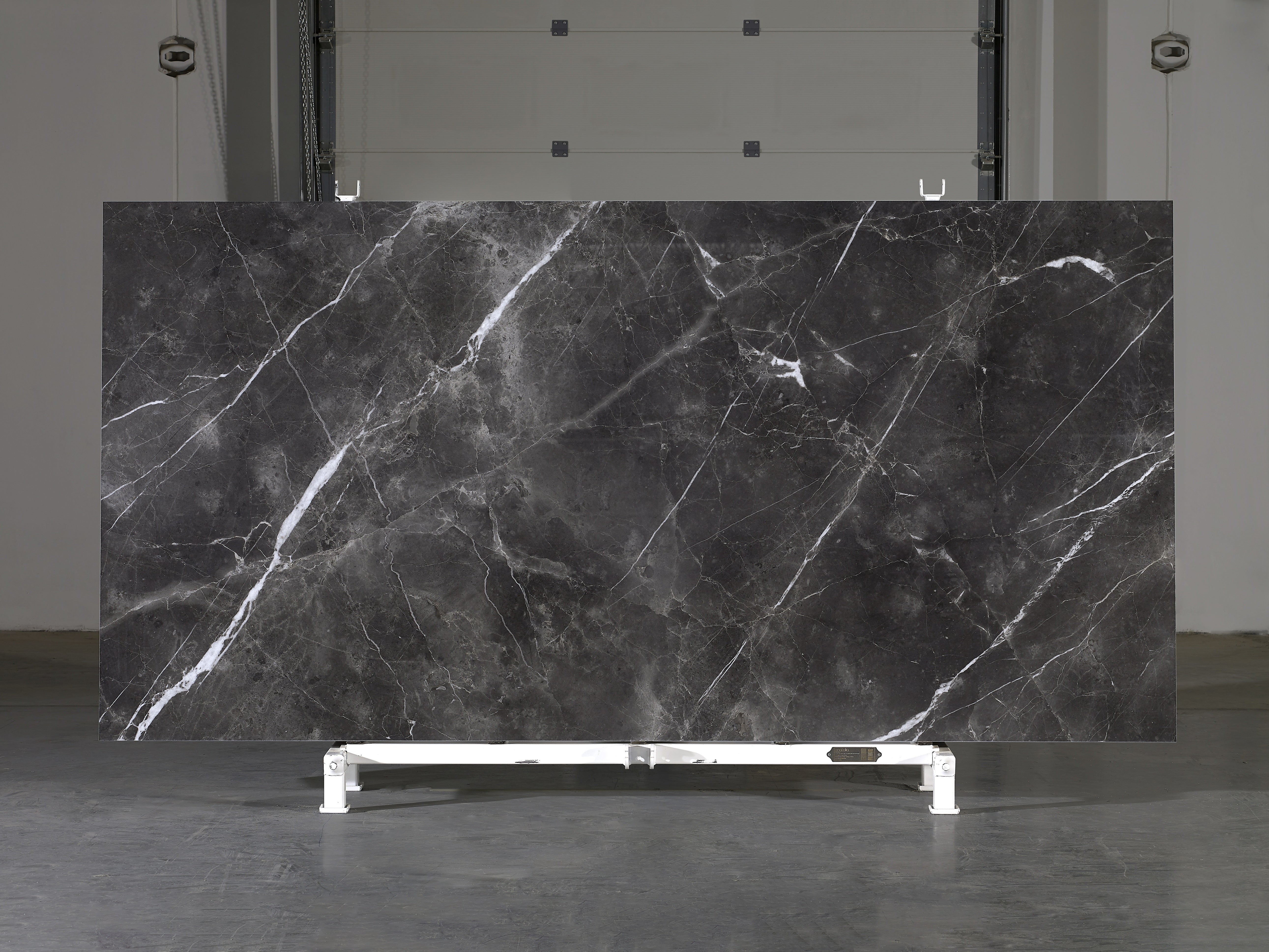 Majesto Forge Eleganza sintered stone slabs by Anatolia, top-down product view, 64"×127"×15/32" size. Turkish sintered stone for floors and walls.