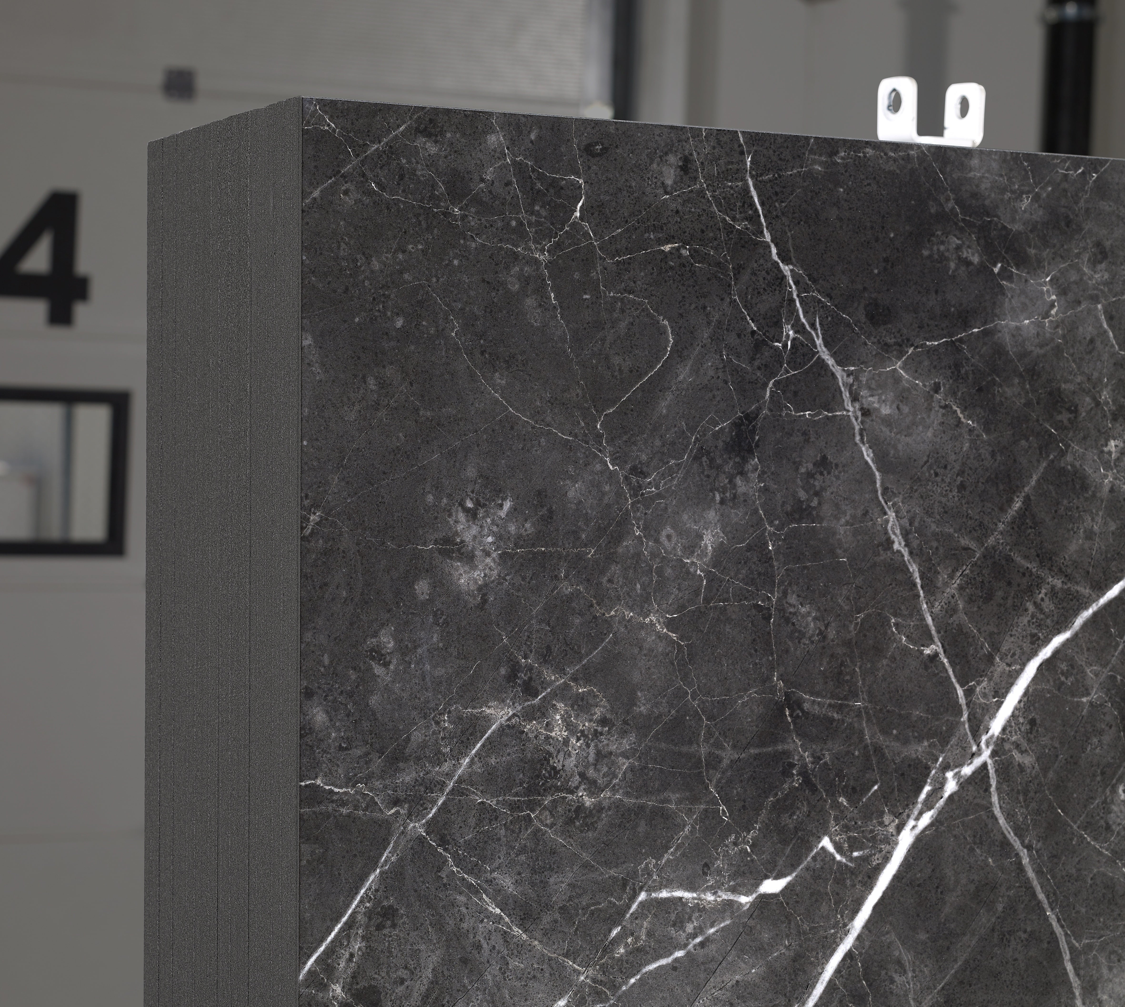 Majesto Forge Eleganza sintered stone slabs by Anatolia, top-down product view, 64"×127"×15/32" size. Turkish sintered stone for floors and walls.