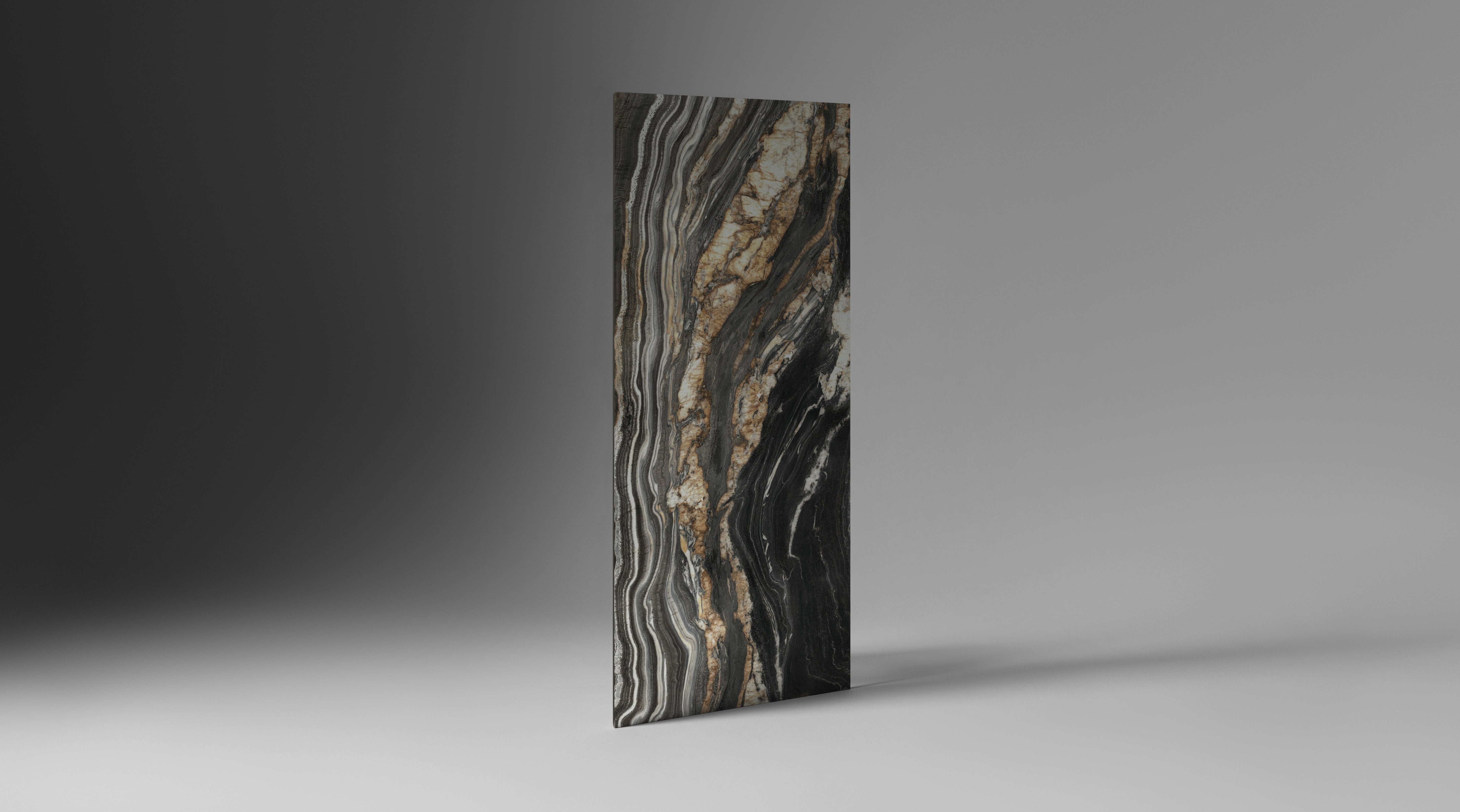 MAJESTO: Oro Noir Block 25 Bookmatch Sintered Stone Slabs (63"×126"×1/4" | Polished | Rectified)