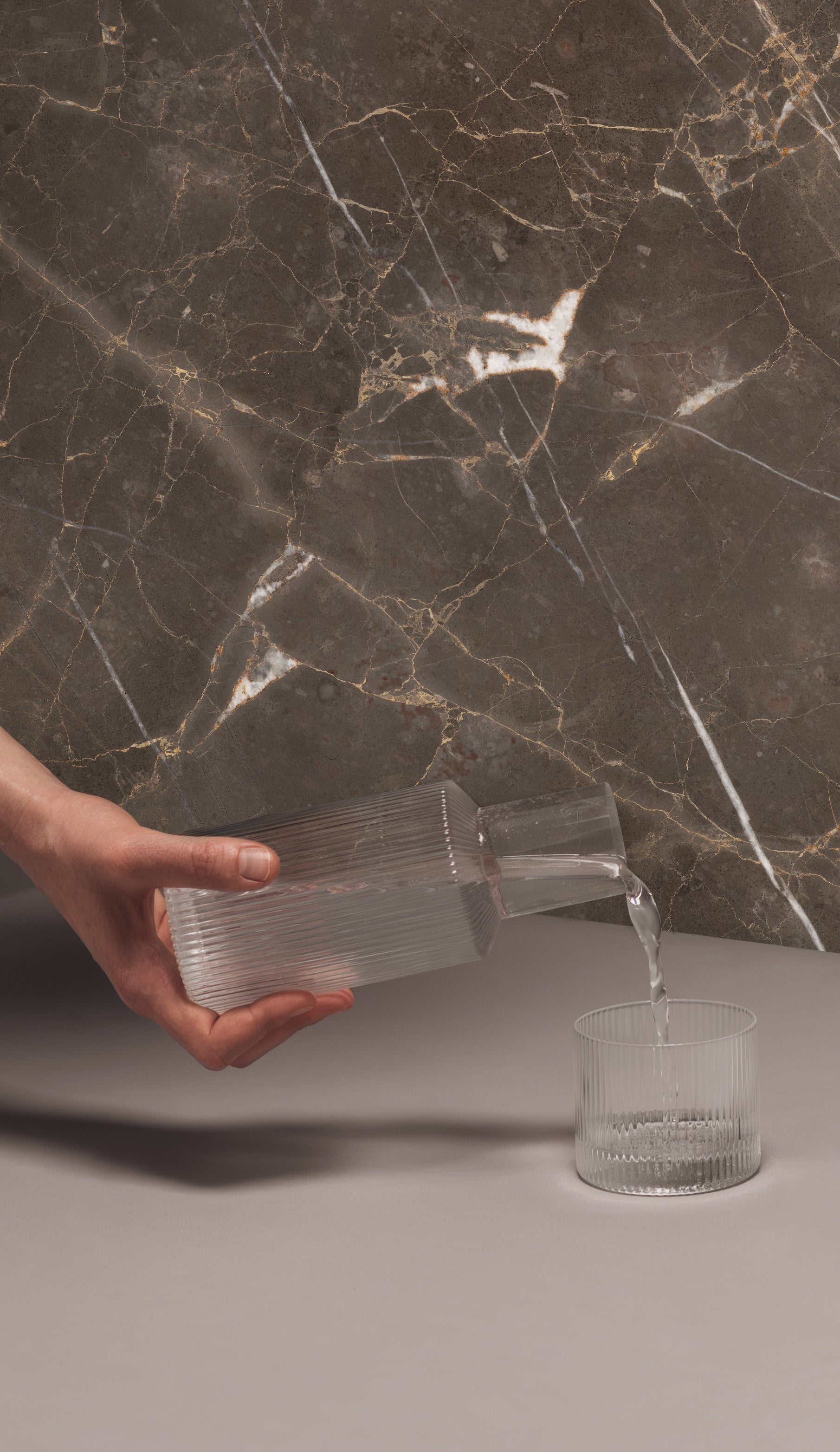 MAJESTO: Pietra Imperiale Porcelain Field Tile (24"×11/32" | Polished | Rectified)