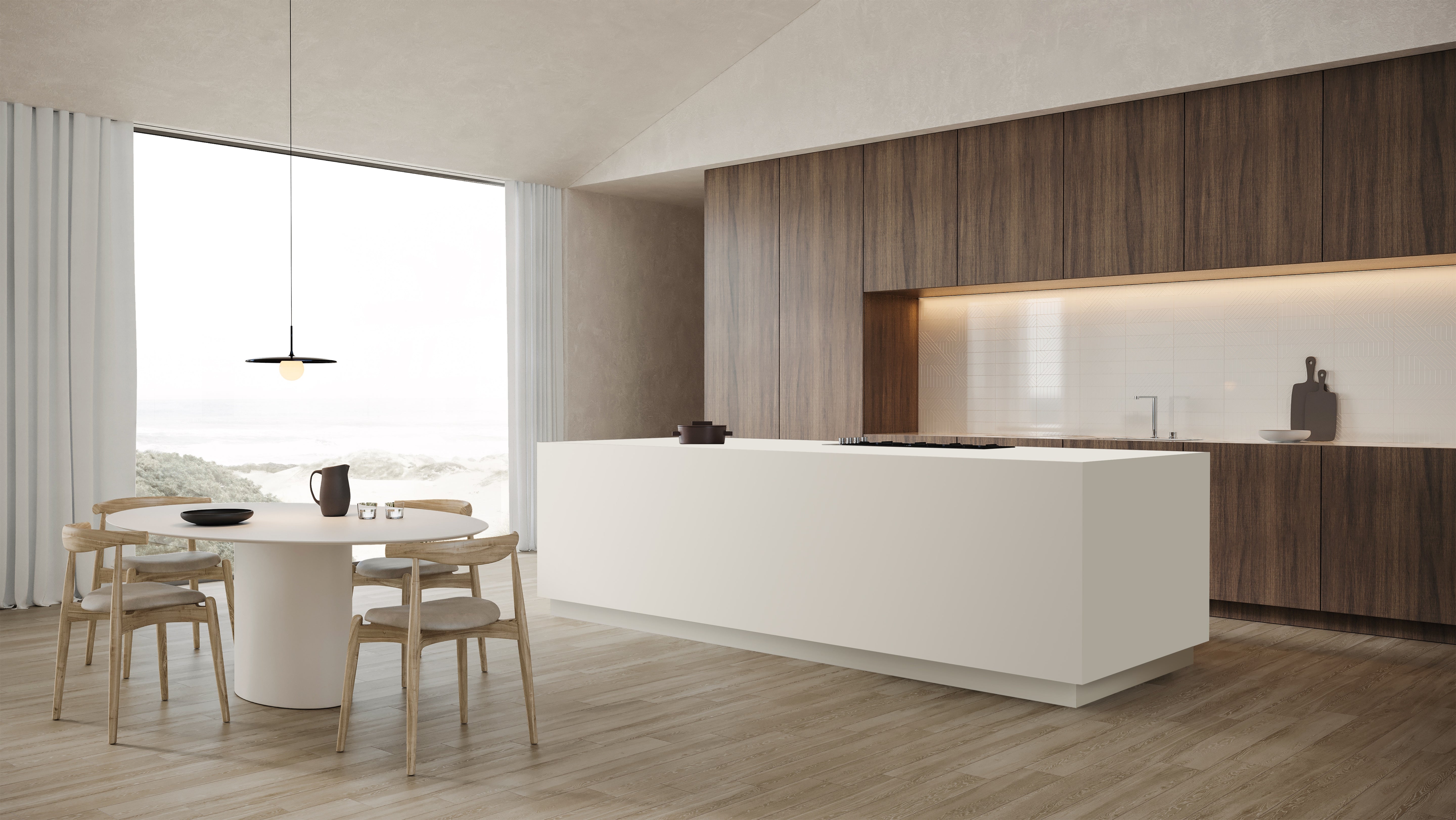 Monoforma Silhouette slabs by Anatolia Aeterna, top-down product view, 63 25/32"×126 25/32" size. Premium porcelain for floors and walls.