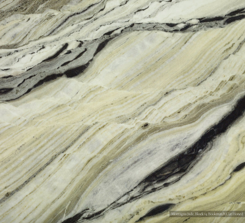Aeterna Montagna Jade honed tile — available at Surface Group lifestyle image