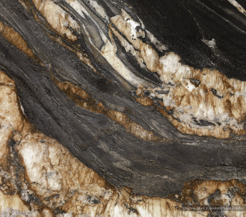 Aeterna Oro Noir polished tile — available at Surface Group lifestyle image