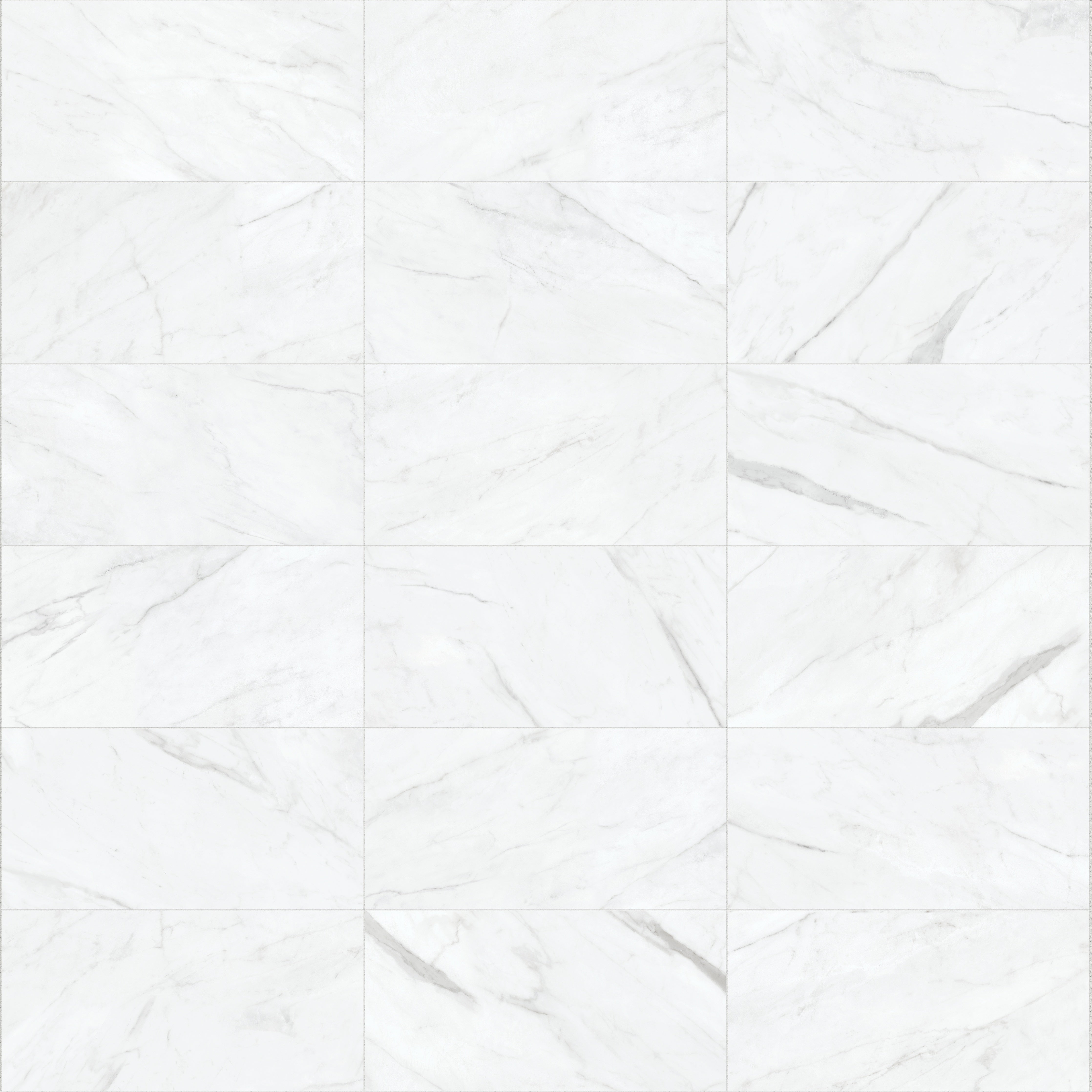 Altezza Carrara porcelain trim by Anatolia, top-down product view, 3"×12"×11/32" size. Turkish porcelain for floors and walls.