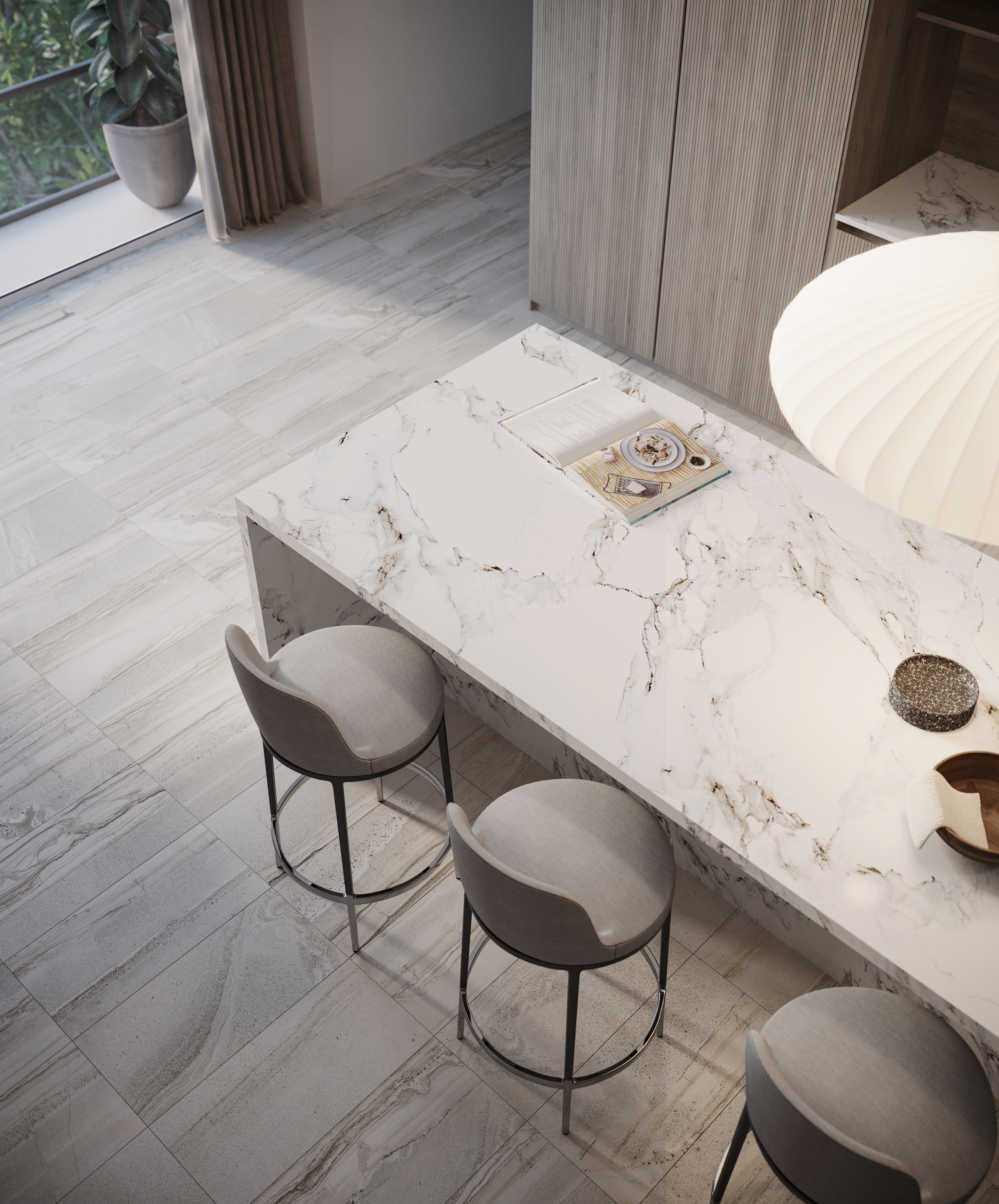 AMELIA: Mist Porcelain Field Tile (12"×24"×9/32" | Matte | Pressed)