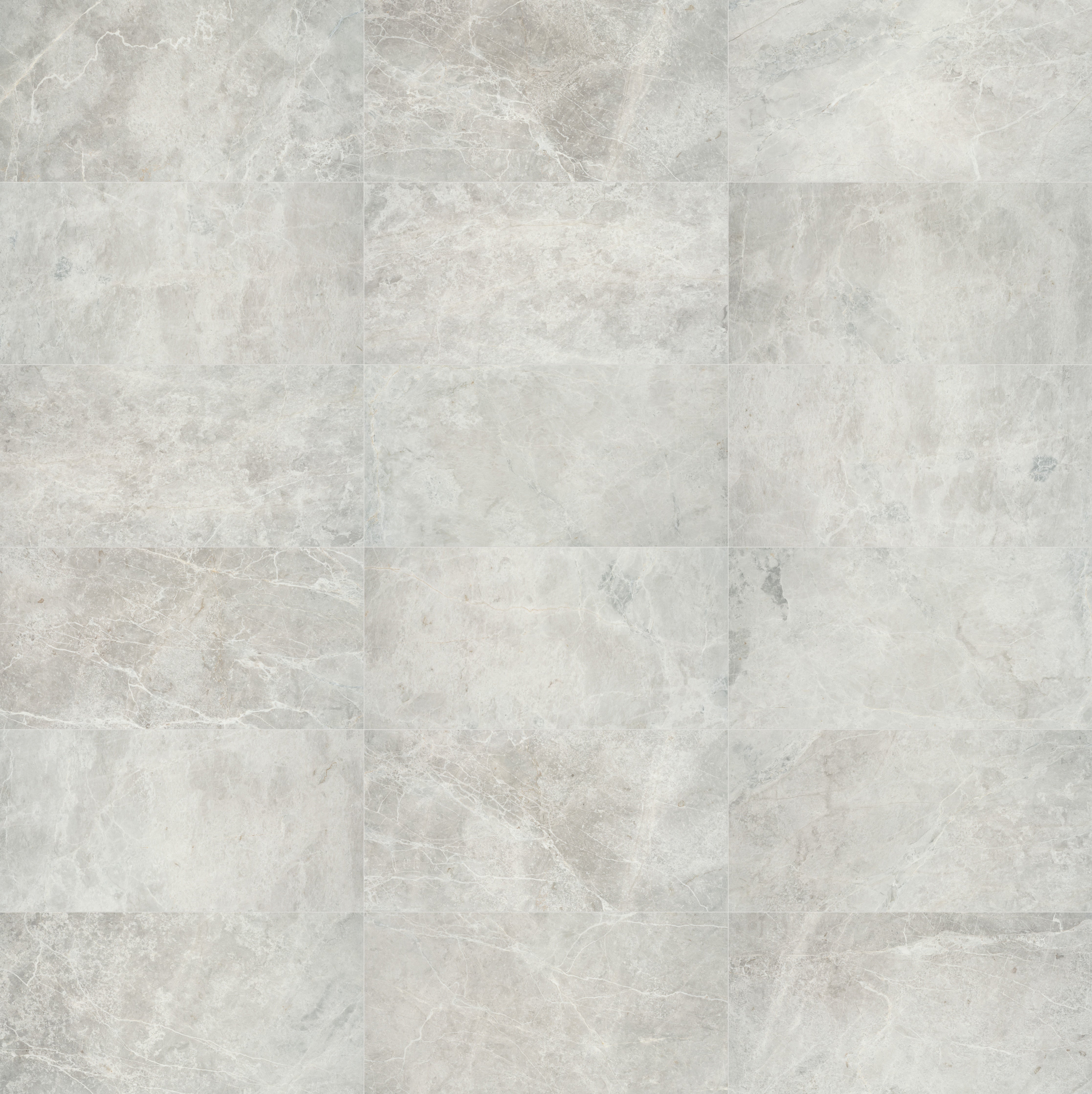 Apollo Argento marble trim by Anatolia, top-down product view, 1/2"×12"×5/8" size. Turkish marble for floors and walls.