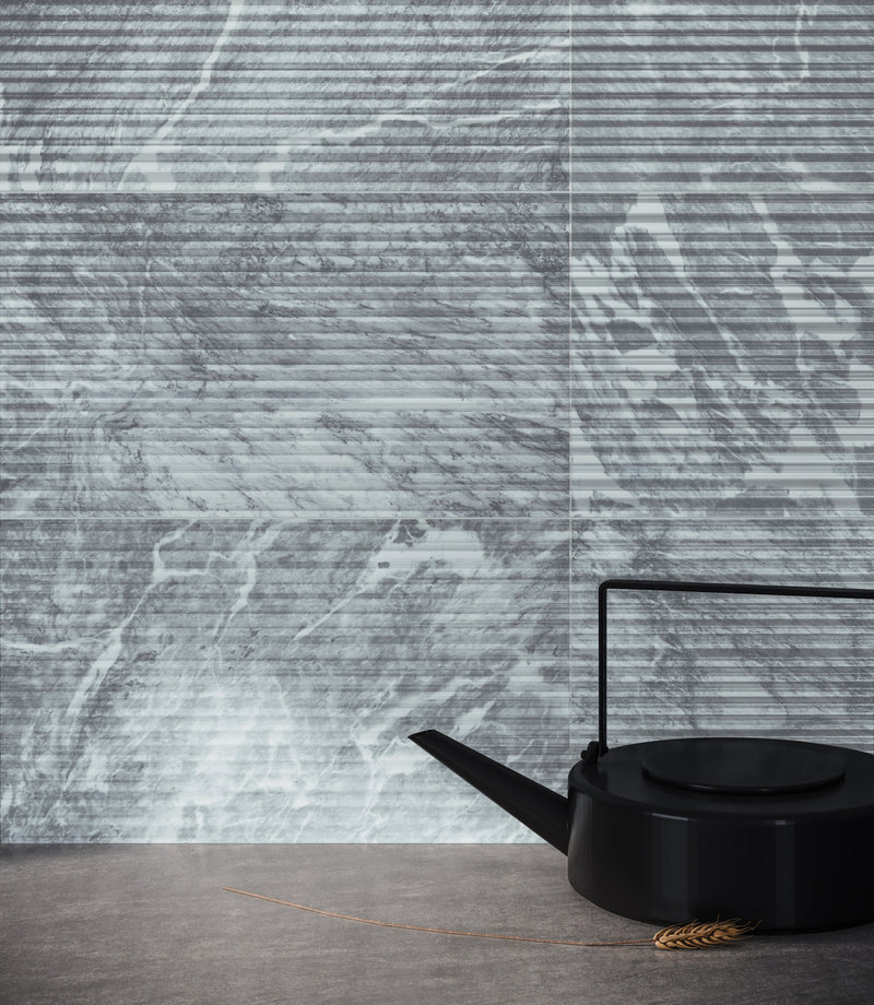 Anatolia Aqua Intenso honed marble tile in a room setting — available at Surface Group lifestyle image