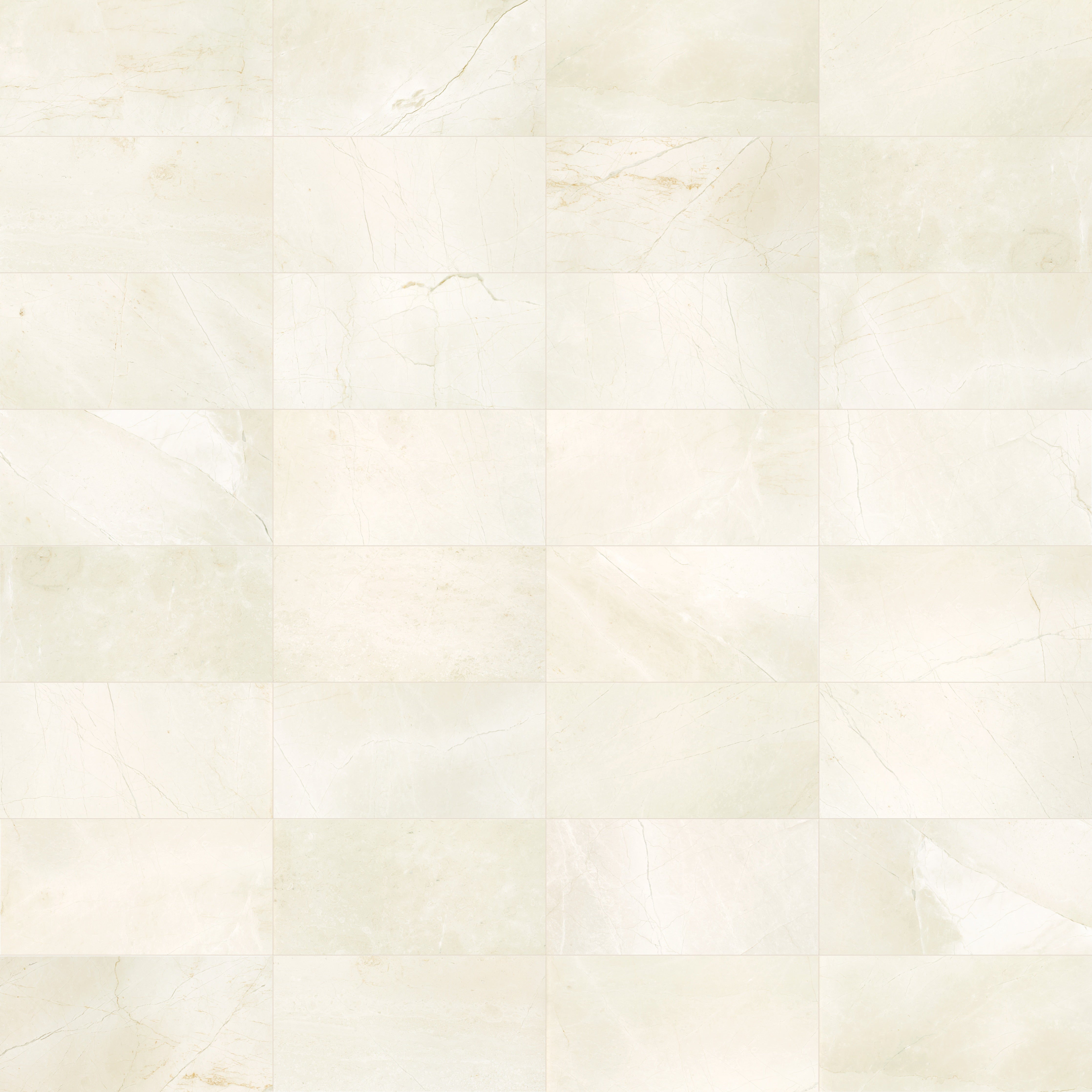 Avorio Crema marble trim by Anatolia, top-down product view, 1/2"×12"×5/8" size. Turkish marble for floors and walls.