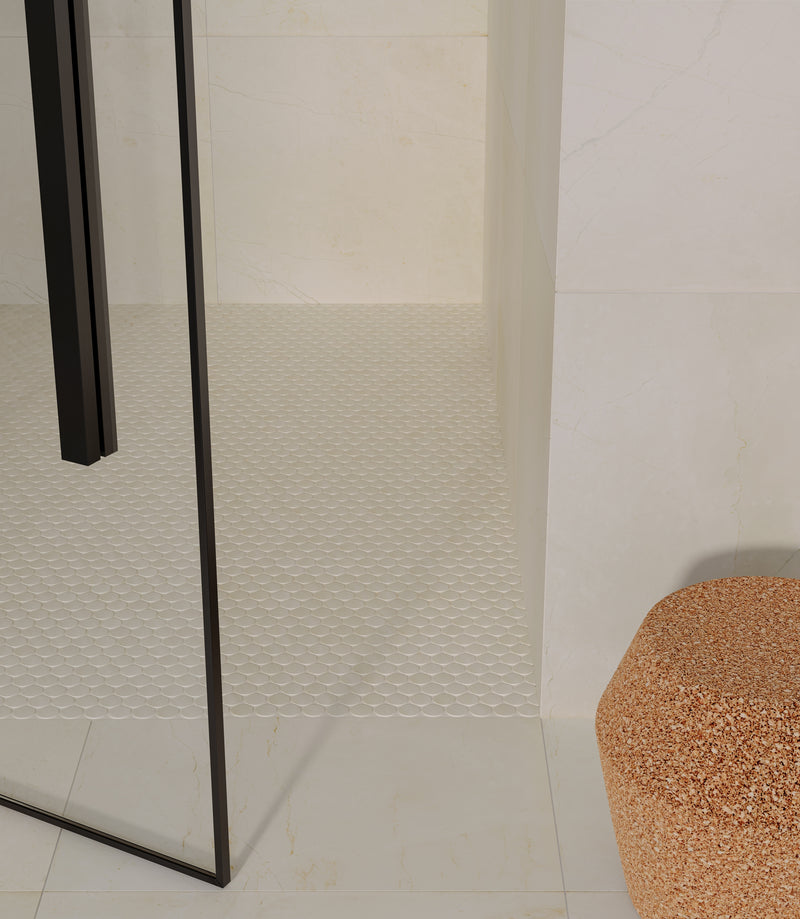 Anatolia Avorio Crema honed marble tile in a room setting — available at Surface Group lifestyle image