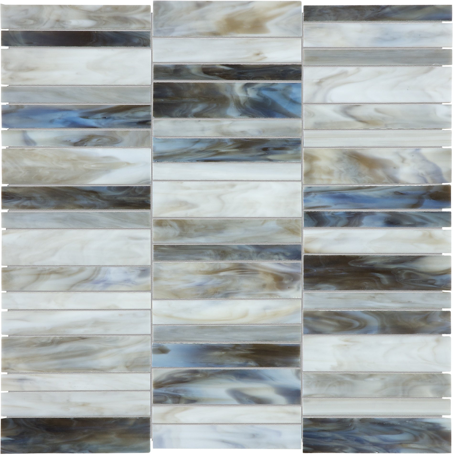 mosaic by Anatolia Tile, top-down product view. Premium porcelain for floors and walls.