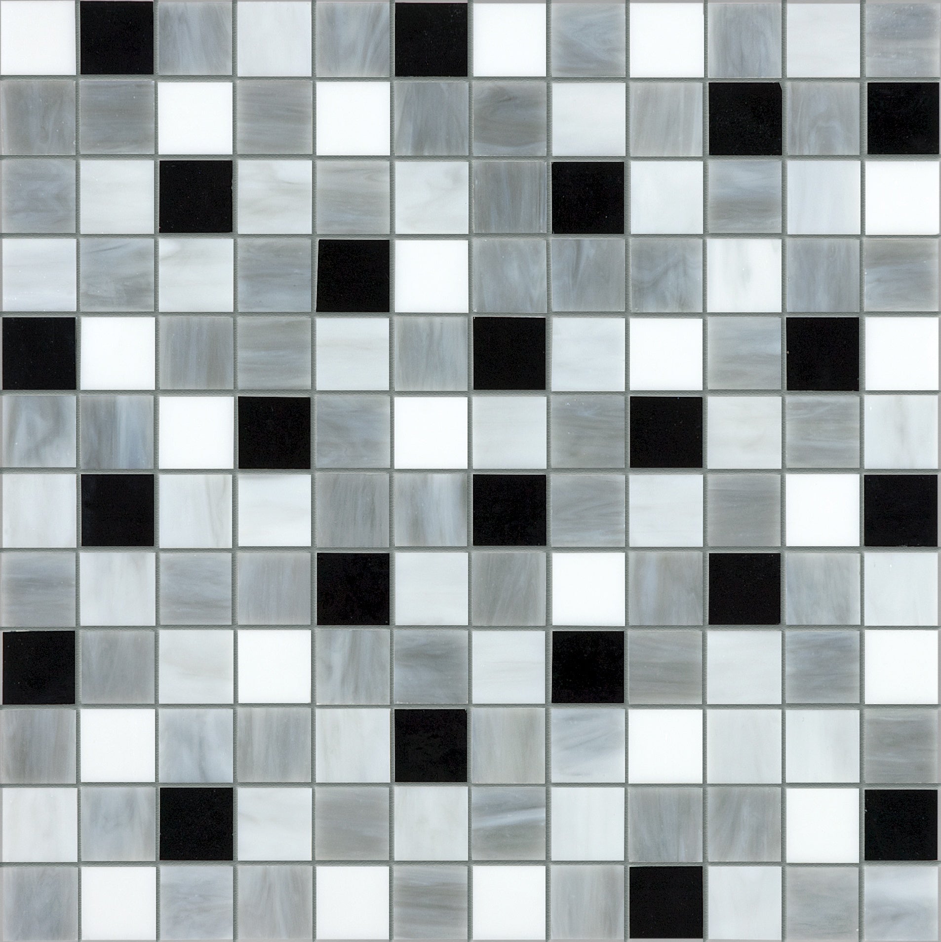 mosaic by Anatolia Tile, top-down product view, 1" size. Premium porcelain for floors and walls.