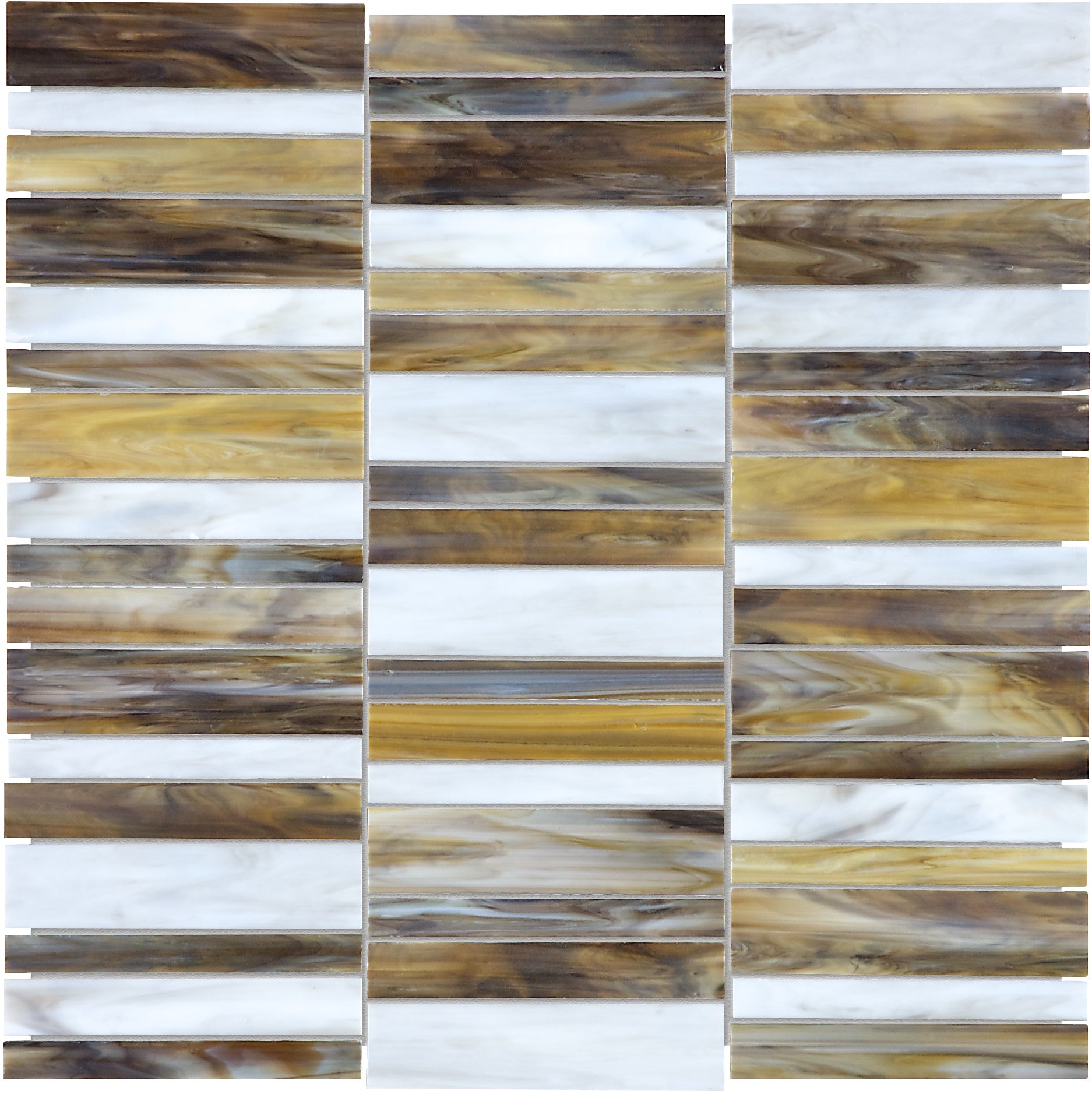 mosaic by Anatolia Tile, top-down product view. Premium porcelain for floors and walls.