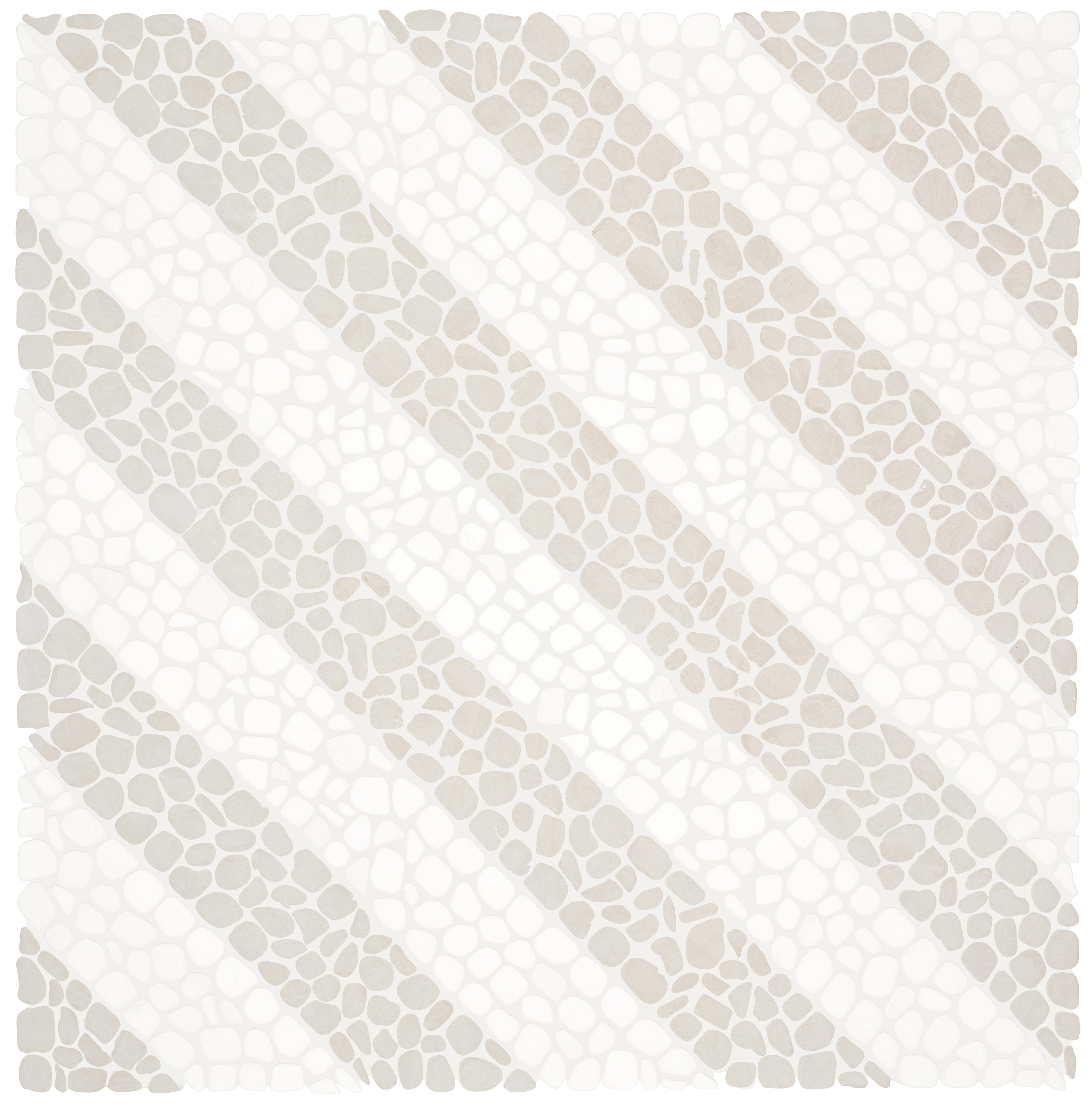 Cabana Horizon mixed mosaic by Anatolia, top-down product view, 12"×12"×5/16" size. Chinese mixed for floors and walls.