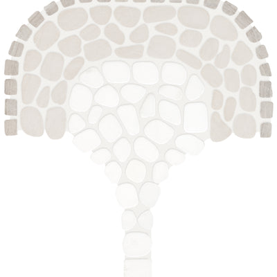 Gray Pebble tile and surface collection