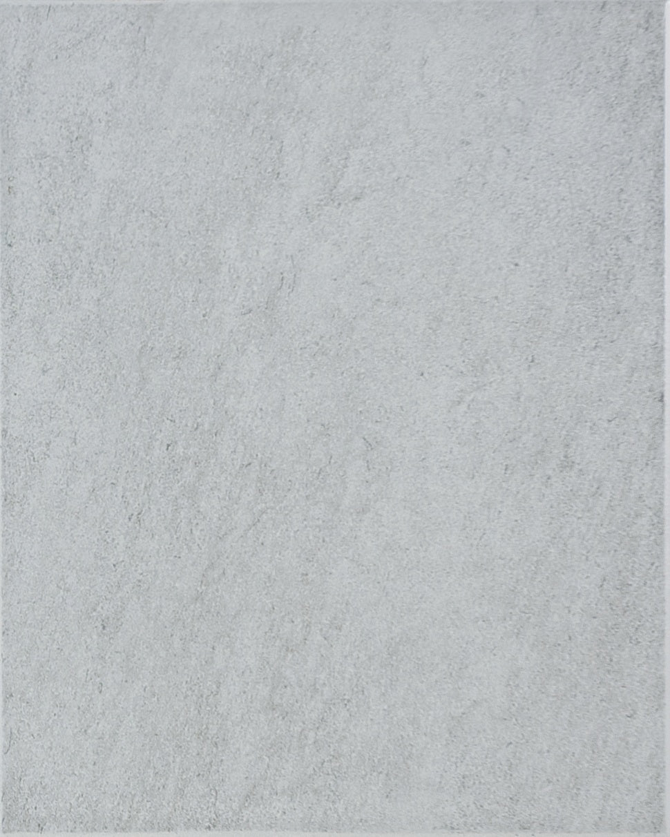 Cinq Grey ceramic field tile by Anatolia, top-down product view, 8"×10"×9/32" size. Turkish ceramic for floors and walls.