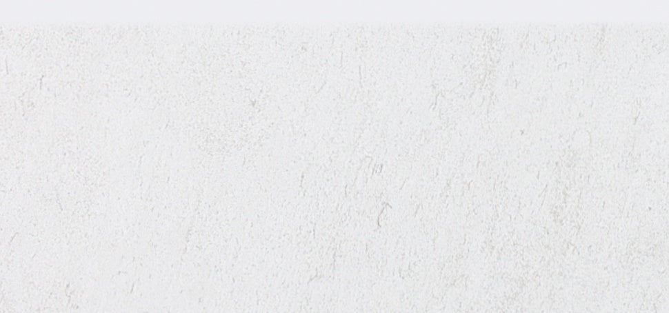Cinq White ceramic trim by Anatolia, top-down product view, 3"×8"×1/4" size. Turkish ceramic for floors and walls.