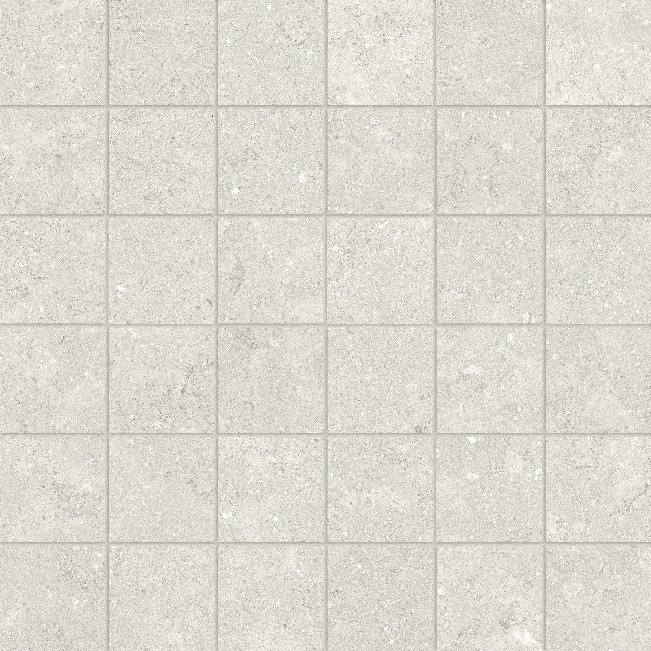 Coliseo Desert porcelain mosaic by Anatolia, top-down product view, 11 25/32"×11 25/32"×11/32" size. Turkish porcelain for floors and walls.