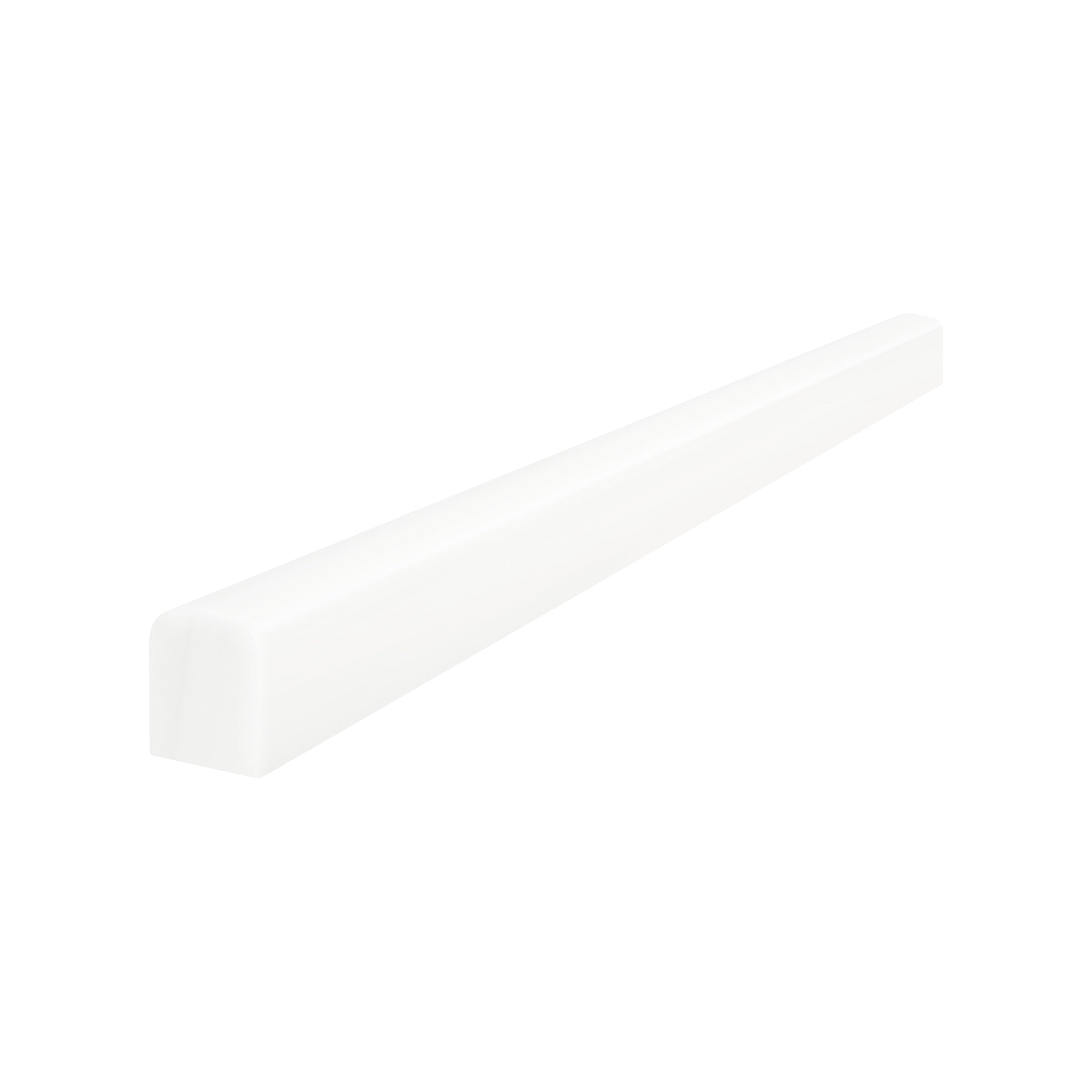 Cosmo Lumino dolomite trim by Anatolia, top-down product view, 1/2"×12"×5/8" size. Turkish dolomite for floors and walls.