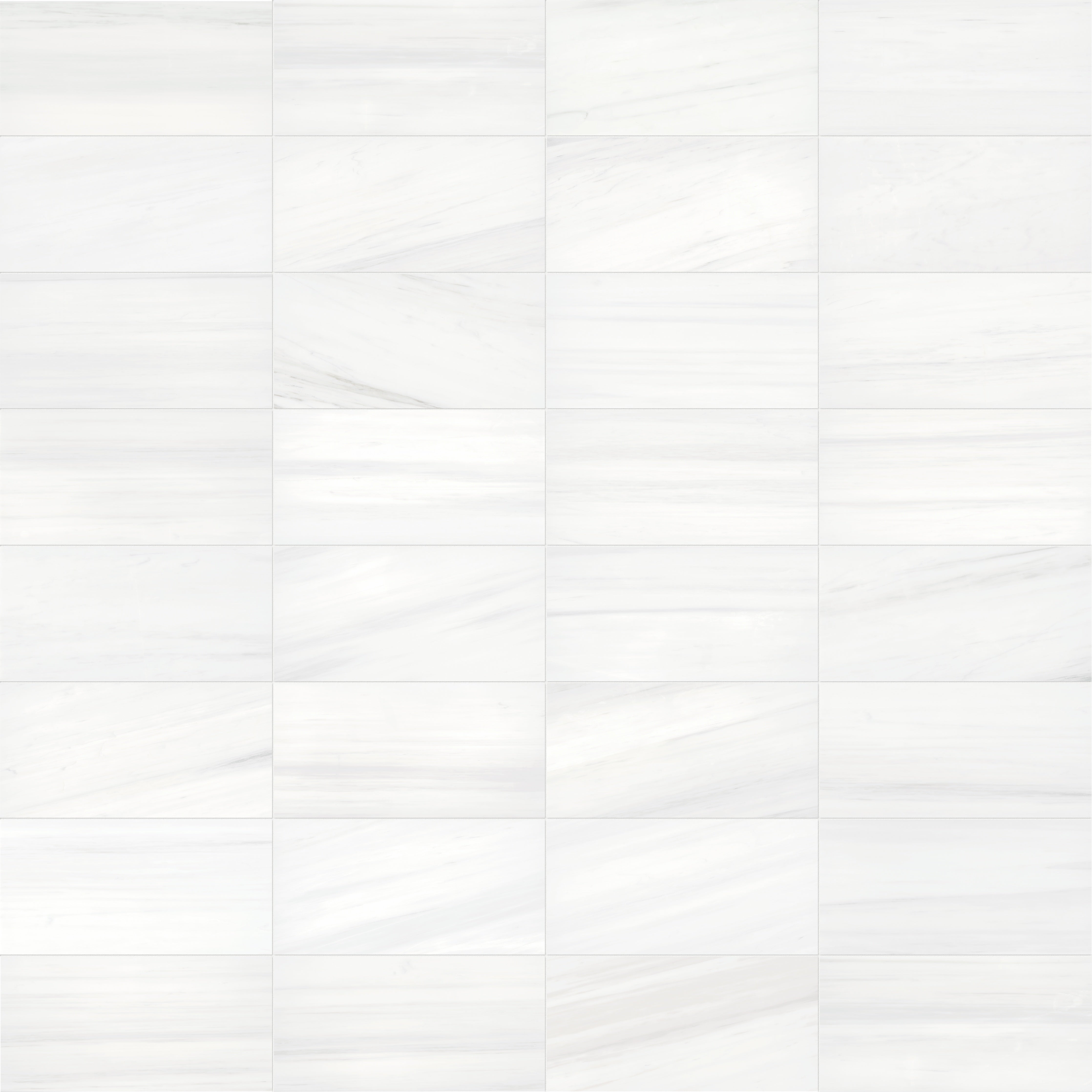 Cosmo Lumino dolomite trim by Anatolia, top-down product view, 1 1/4"×12"×7/8" size. Turkish dolomite for floors and walls.