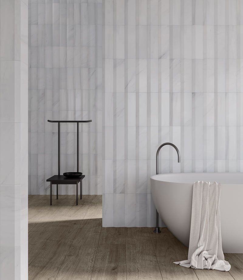 Anatolia Cosmo Lumino honed dolomite tile in a room setting — available at Surface Group lifestyle image