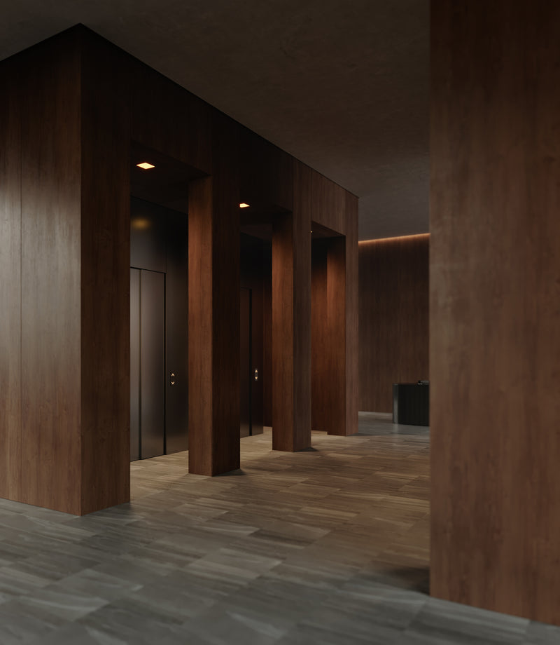 Anatolia Davenport Mica matte porcelain tile in a room setting — available at Surface Group lifestyle image