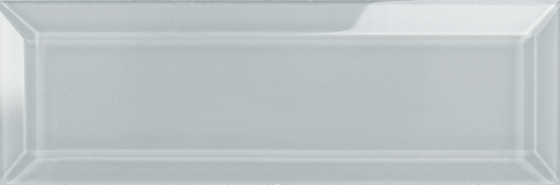 Element Cloud glass field tile by Anatolia, top-down product view, 3"×9"×5/16" size. Chinese glass for floors and walls.
