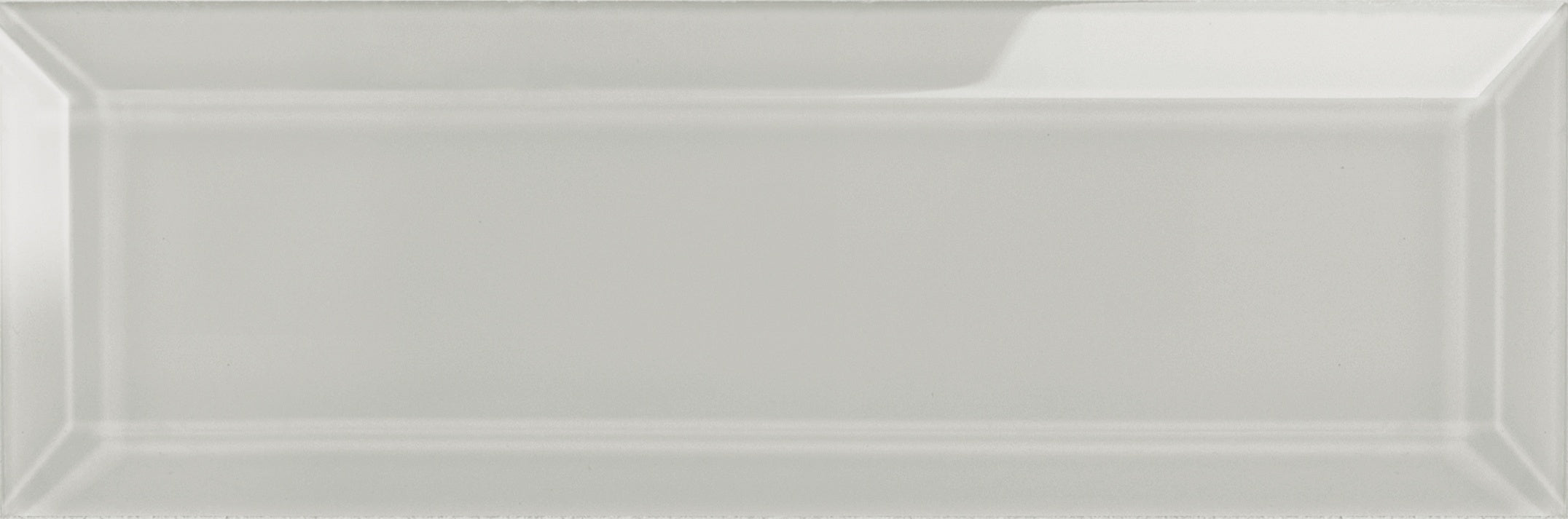 Element Mist glass field tile by Anatolia, top-down product view, 3"×9"×5/16" size. Chinese glass for floors and walls.