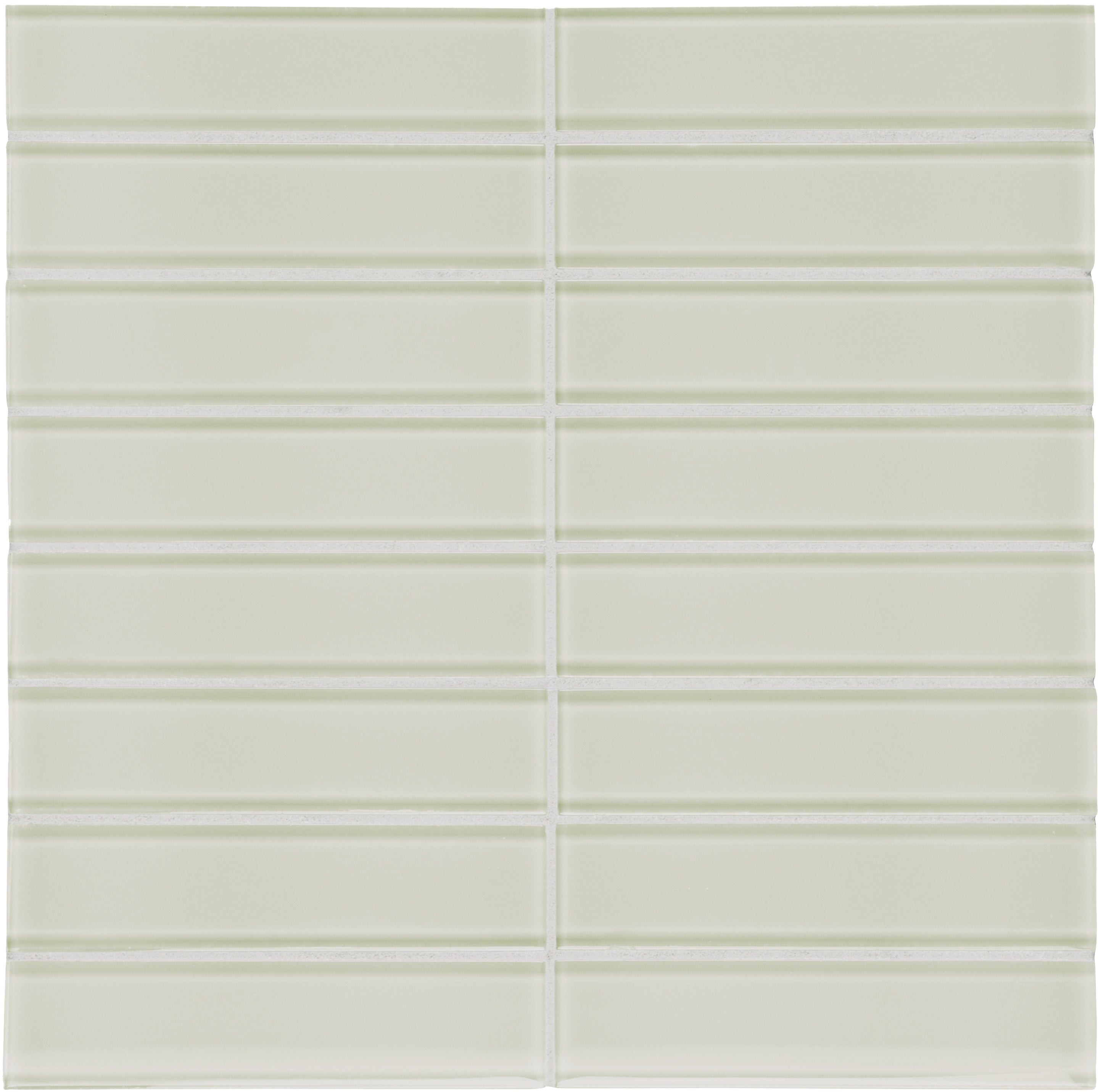 Element Sand glass mosaic by Anatolia, top-down product view, 11 23/32"×11 23/32"×5/16" size. Chinese glass for floors and walls.