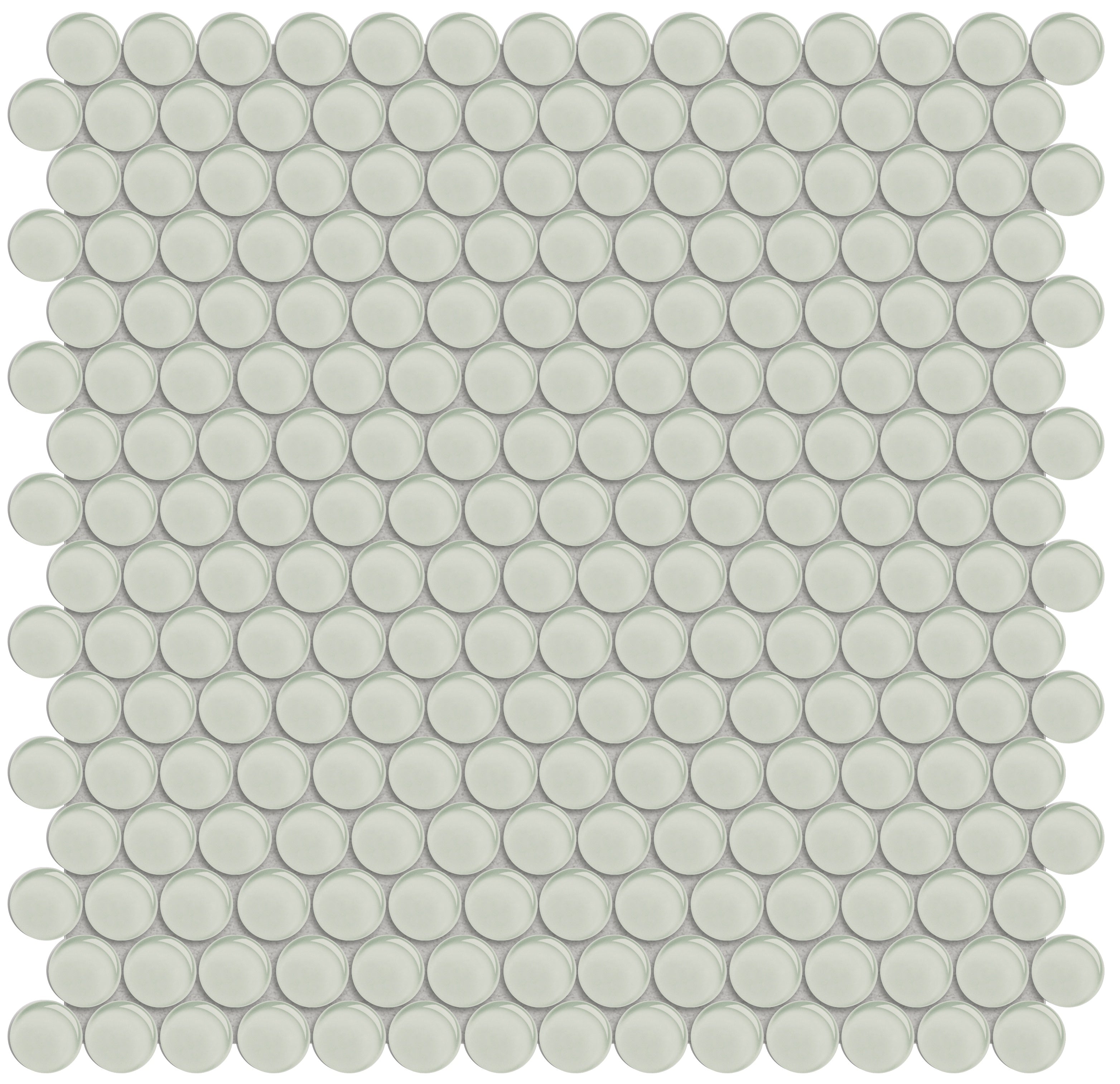 Element Sand glass mosaic by Anatolia, top-down product view, 11 23/32"×11 23/32"×5/16" size. Chinese glass for floors and walls.