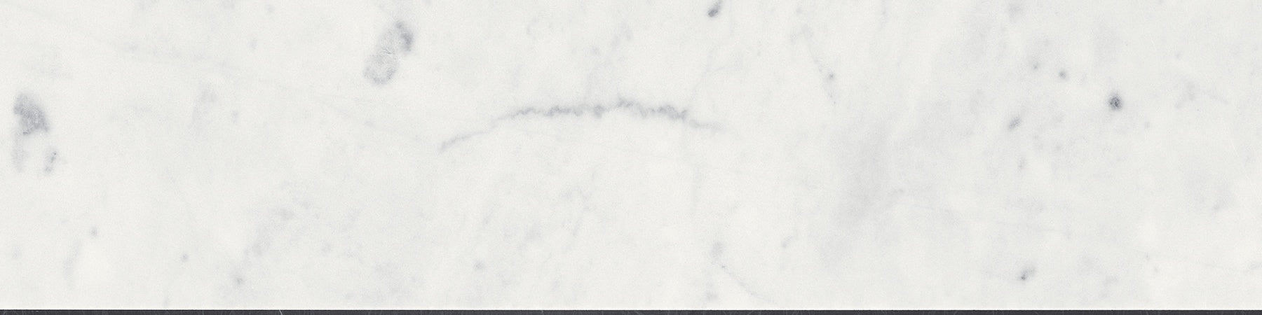 Eterna Bianco marble field tile by Anatolia, top-down product view, 3"×12"×3/8" size. Turkish marble for floors and walls.
