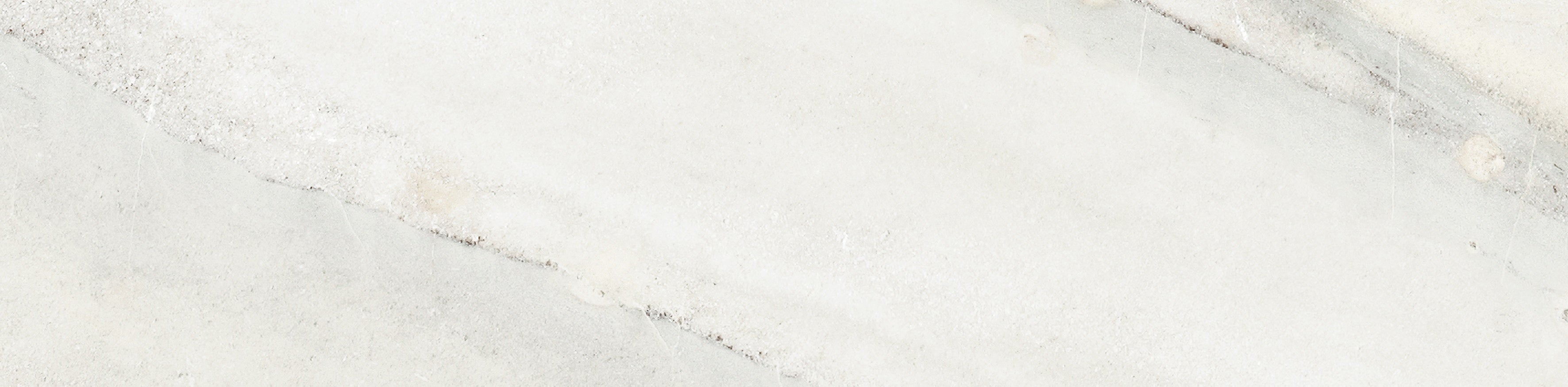 Evolution Ice porcelain trim by Anatolia, top-down product view, 3"×12"×11/32" size. Turkish porcelain for floors and walls.