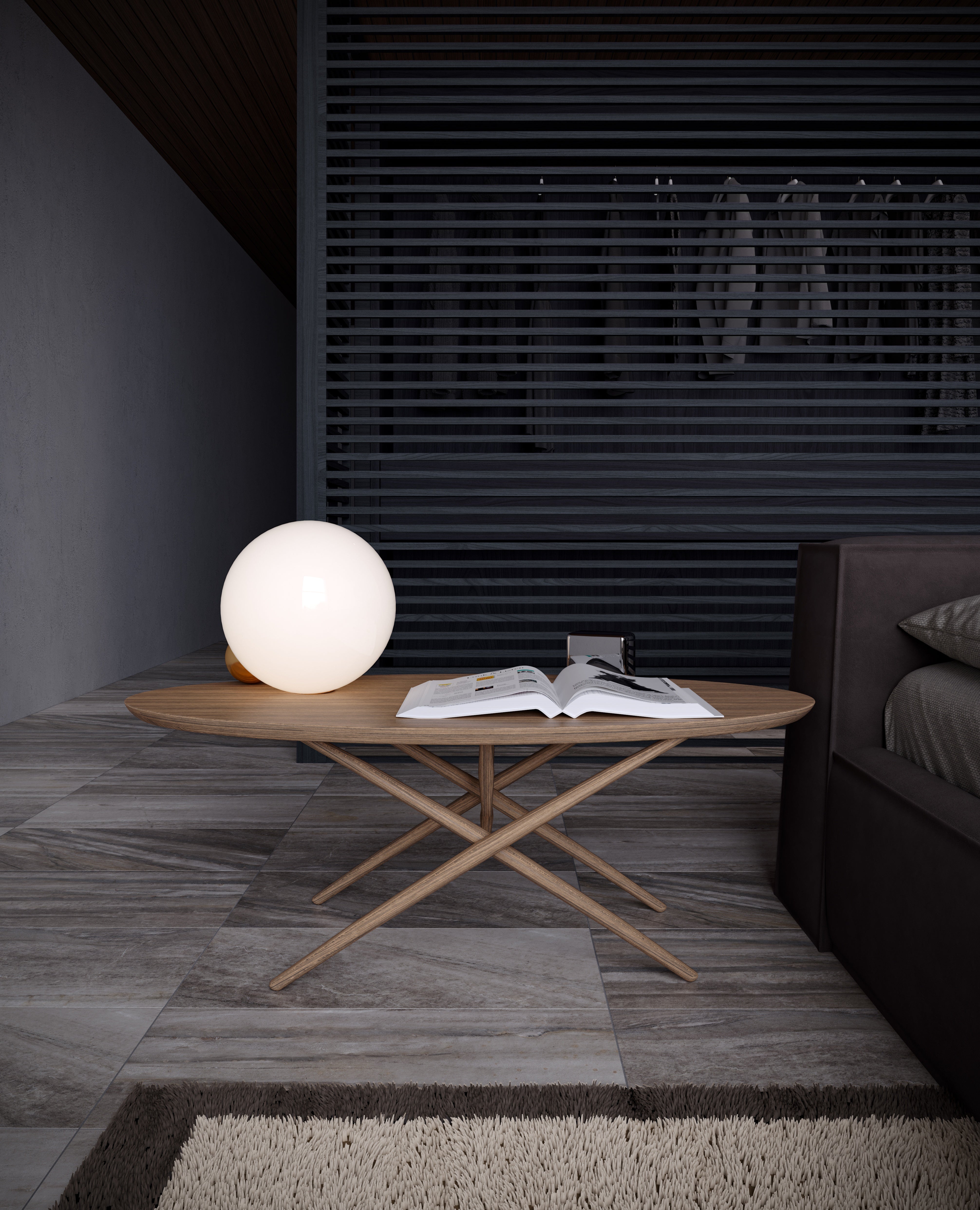 Evolution Mica porcelain trim by Anatolia, top-down product view, 3"×12"×11/32" size. Turkish porcelain for floors and walls.