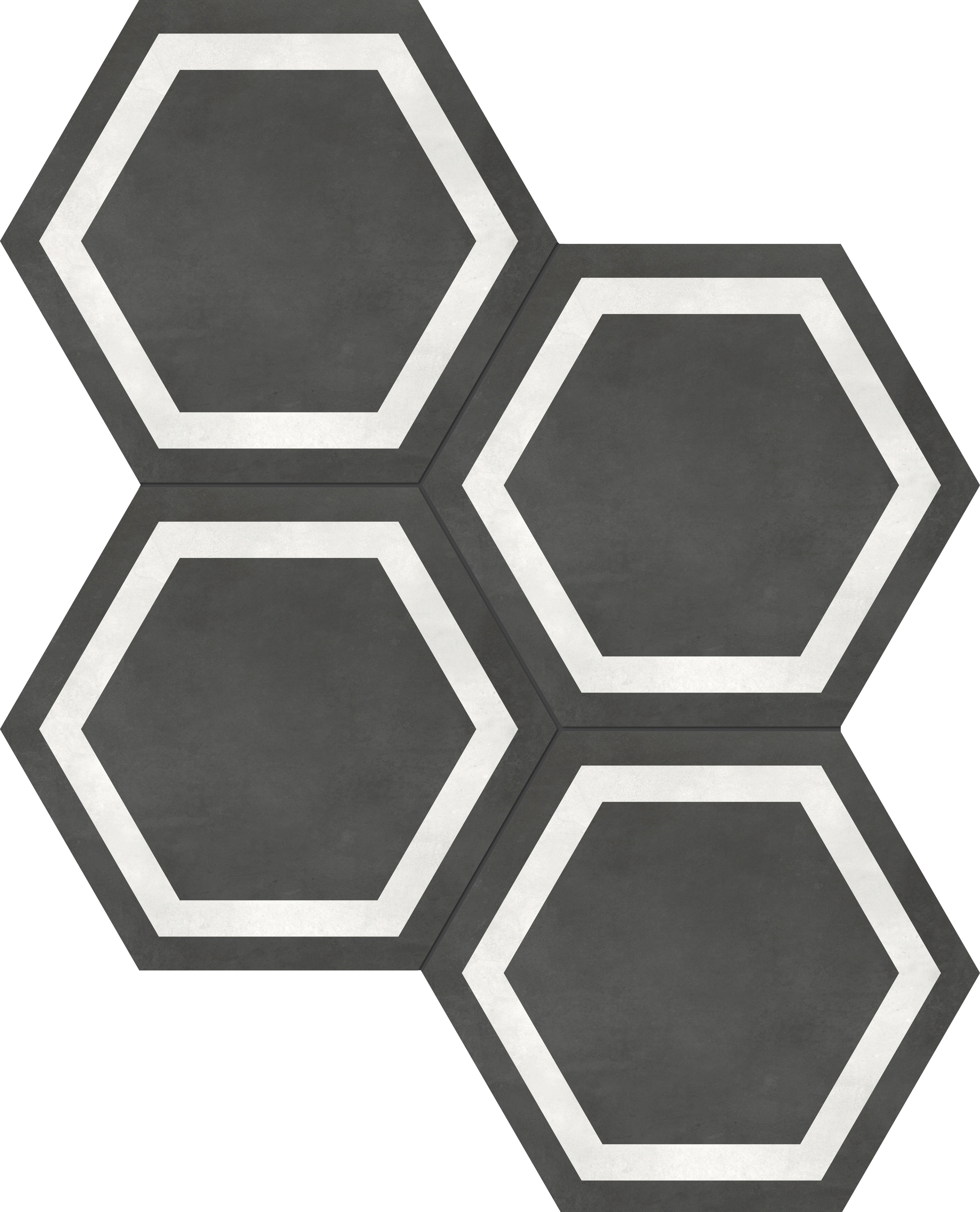 Form Graphite porcelain field tile by Anatolia, top-down product view, 7"×7 7/8"×11/32" size. Turkish porcelain for floors and walls.
