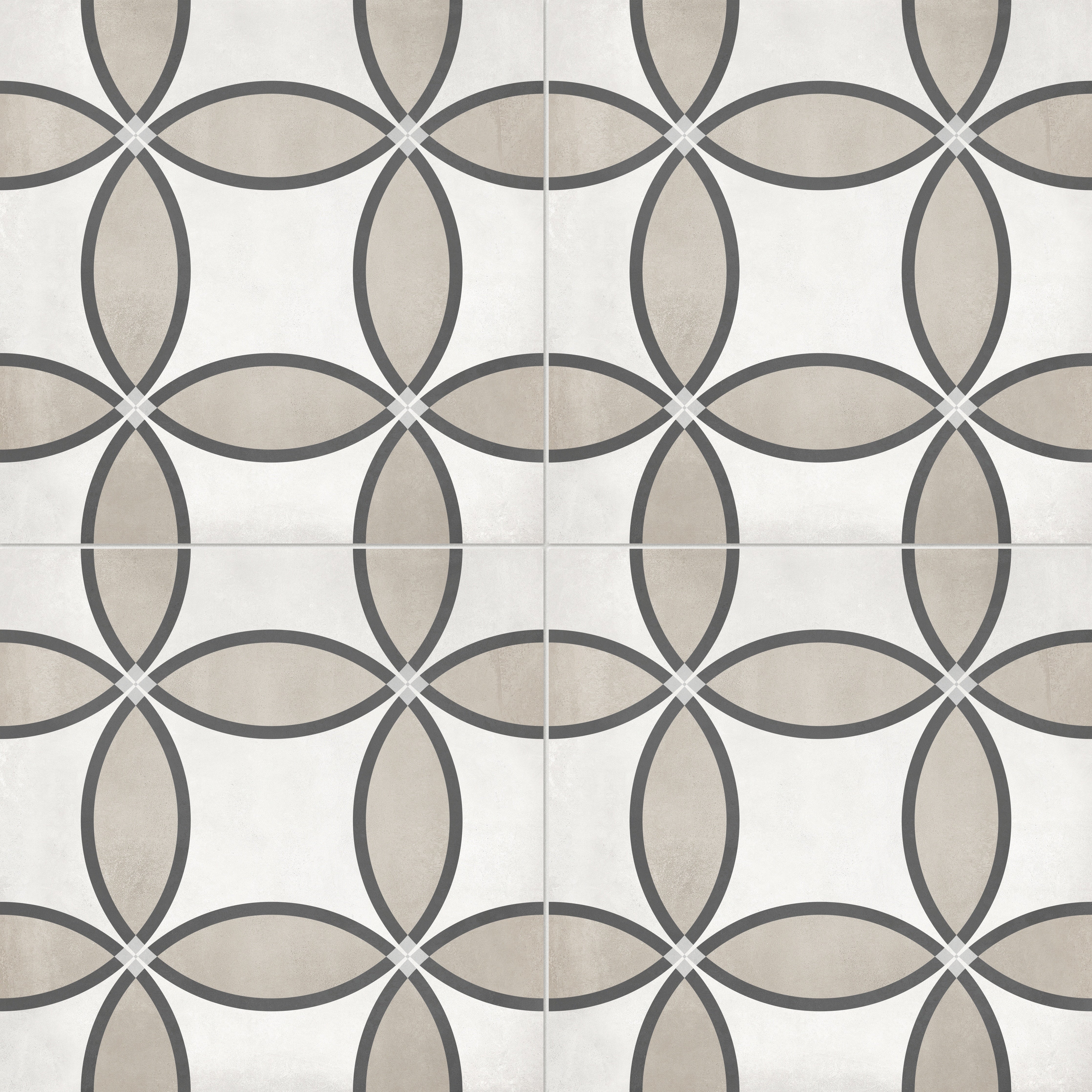 Form Sand porcelain field tile by Anatolia, top-down product view, 8"×11/32" size. Turkish porcelain for floors and walls.