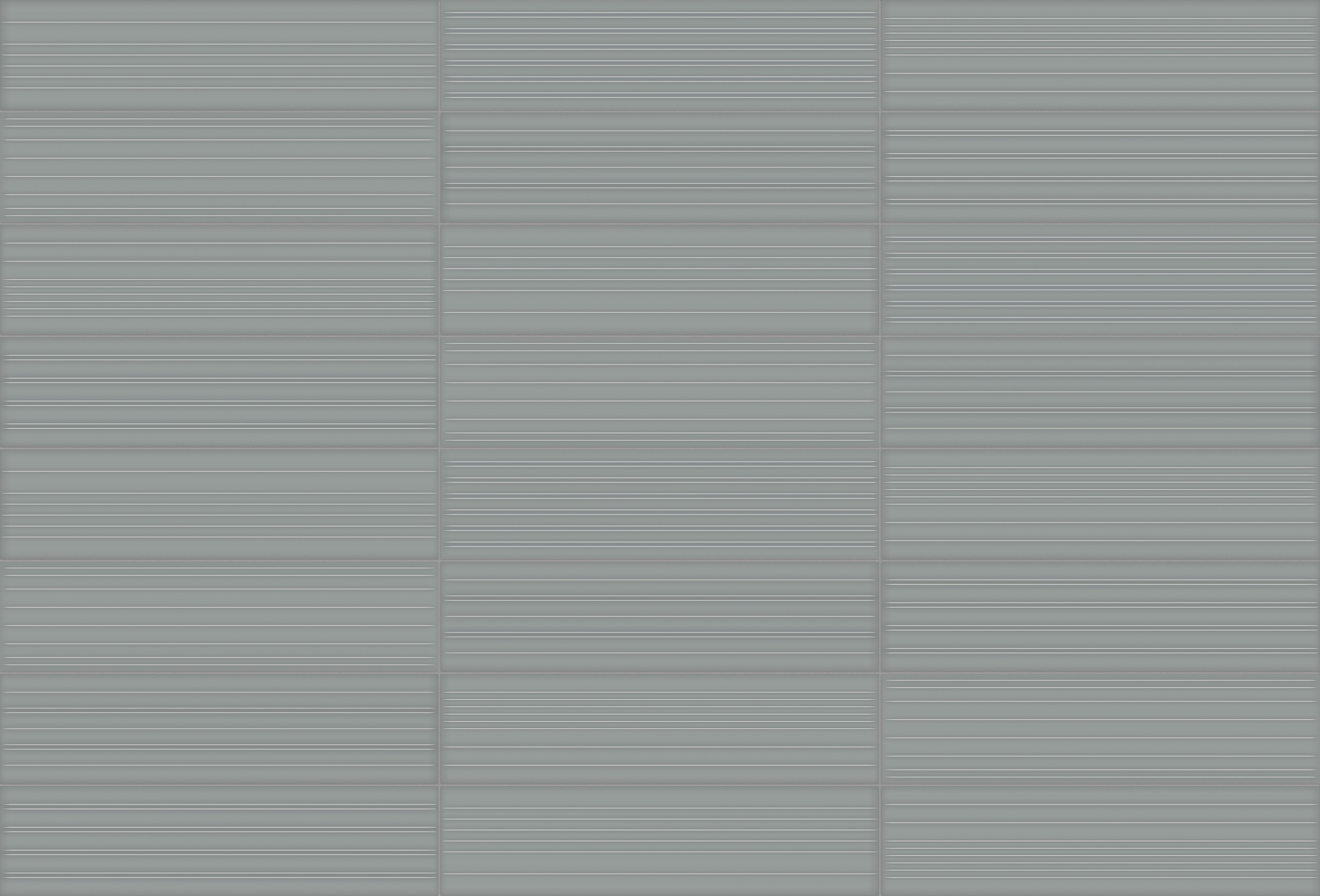 Geometra Charcoal ceramic field tile by Anatolia, top-down product view, 3"×12"×11/32" size. Vietnamese ceramic for floors and walls.