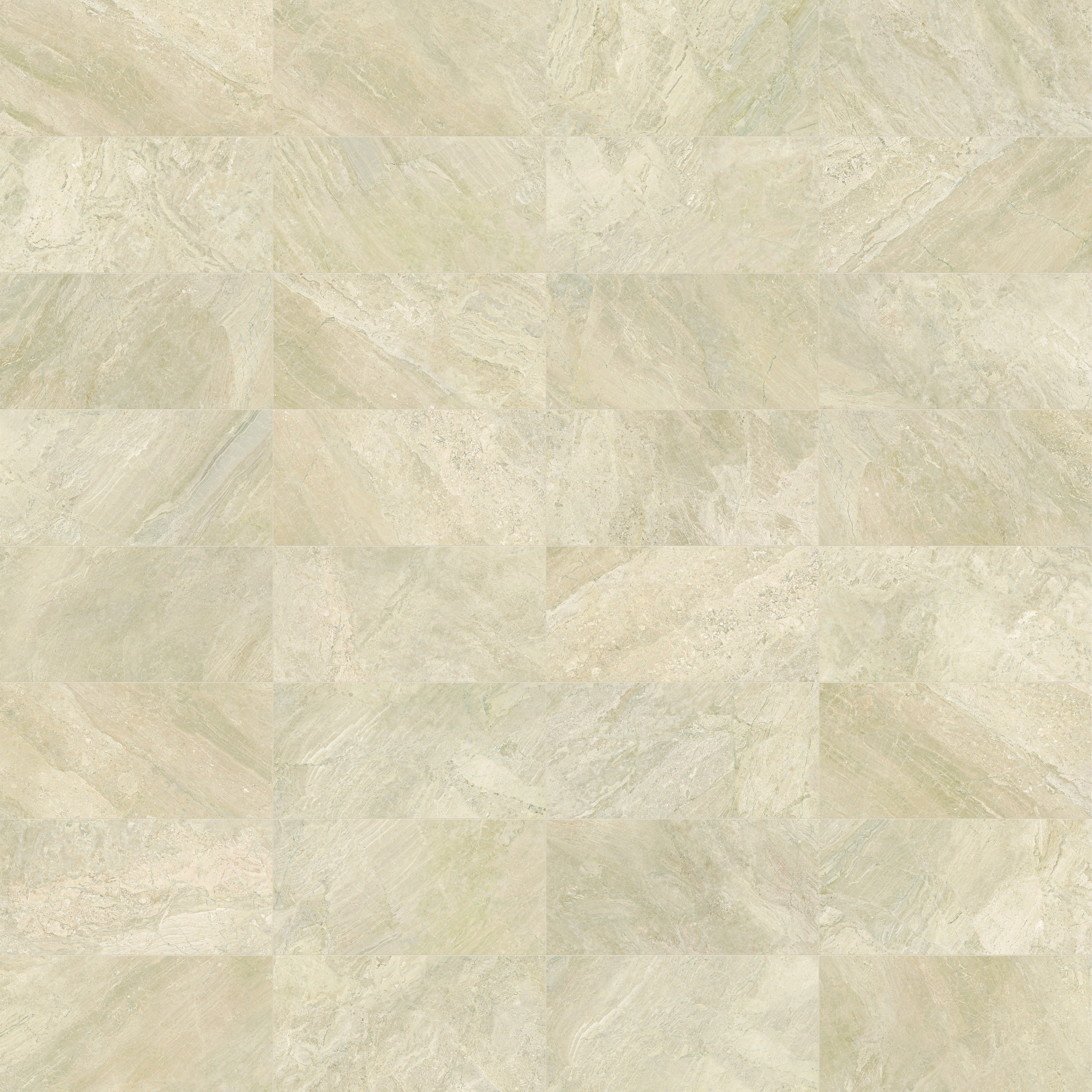 Impero Reale marble trim by Anatolia, top-down product view, 1 1/4"×12"×7/8" size. Turkish marble for floors and walls.