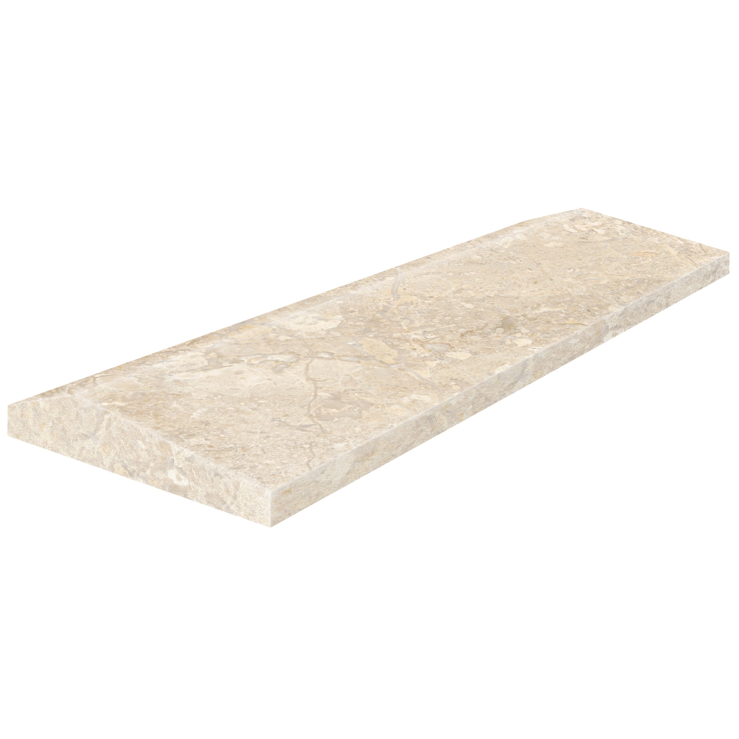 Impero Reale marble field tile by Anatolia, top-down product view, 4"×12"×3/4" size. Turkish marble for floors and walls.