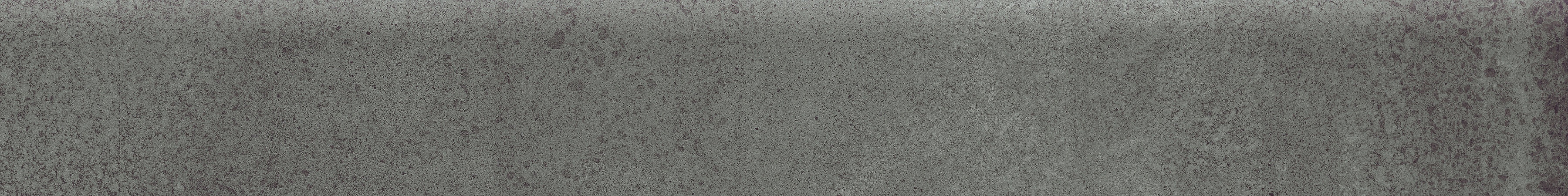 Industria Graphite porcelain trim by Anatolia, top-down product view, 3"×24"×11/32" size. Turkish porcelain for floors and walls.