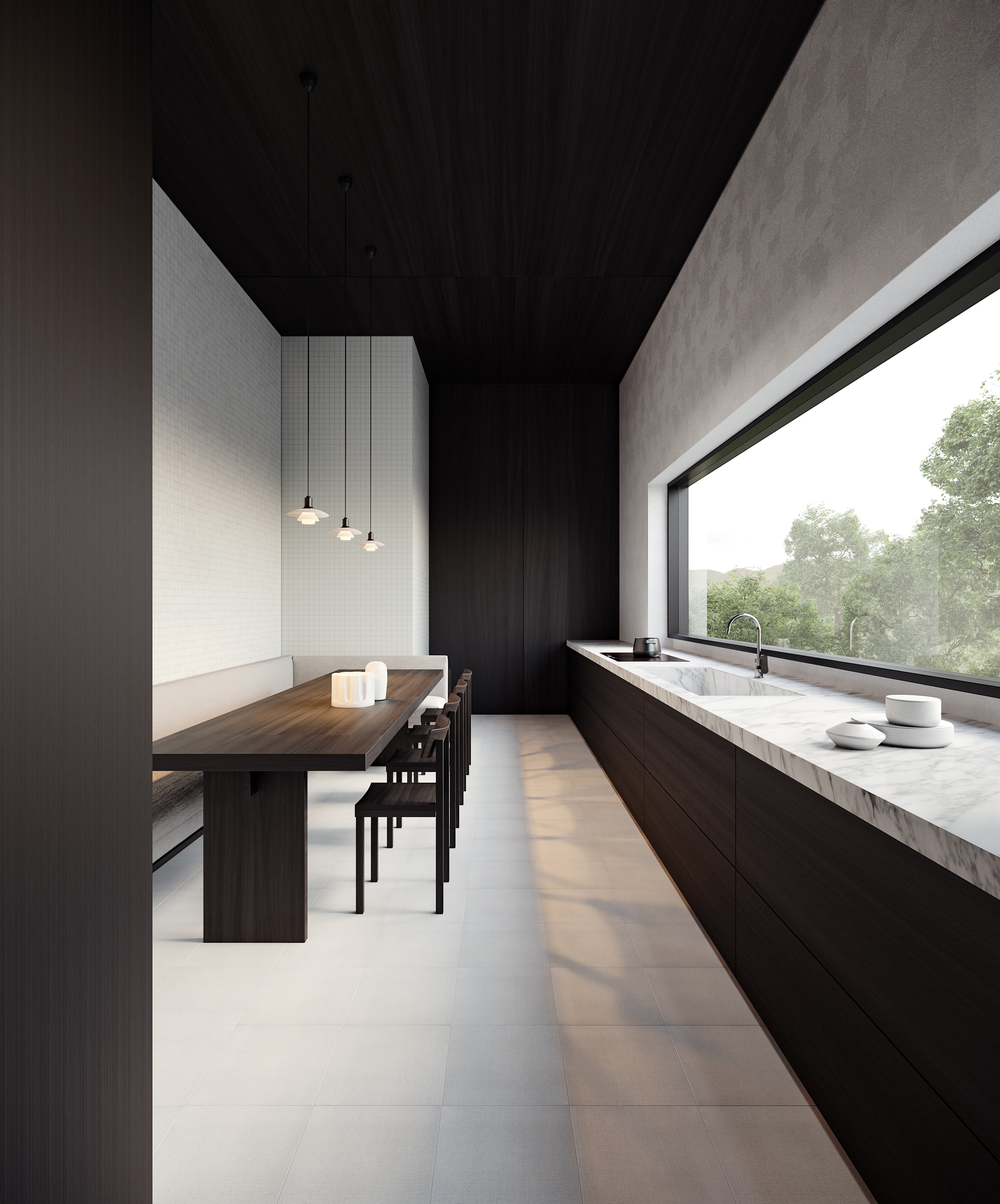 Keaton Ice ceramic mosaic by Anatolia, top-down product view, 12 15/16"×12 15/16"×5/16" size. Turkish ceramic for floors and walls.