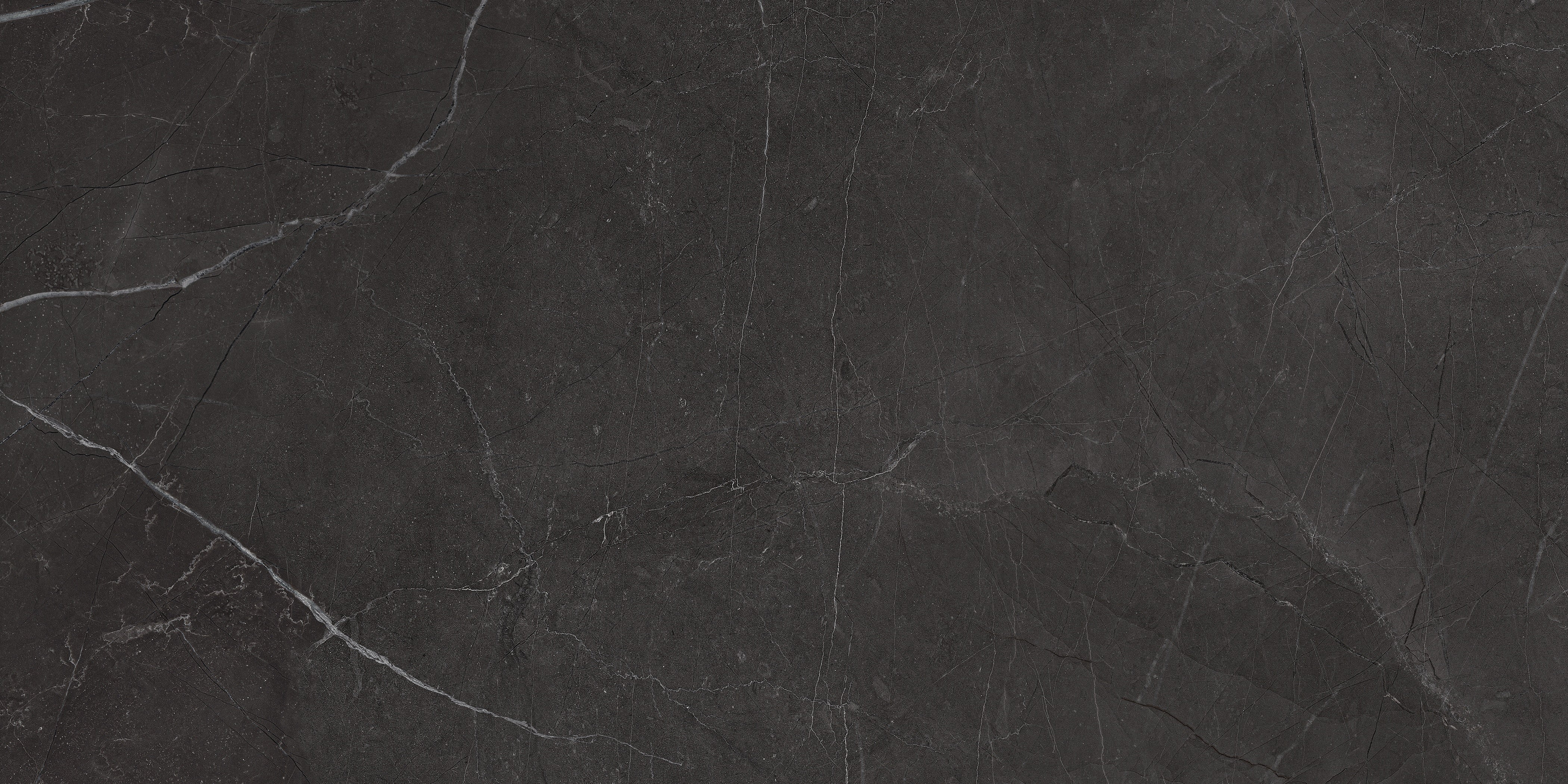LA MARCA: Nero Venato Porcelain Field Tile (12"×24"×11/32" | Honed | Rectified)