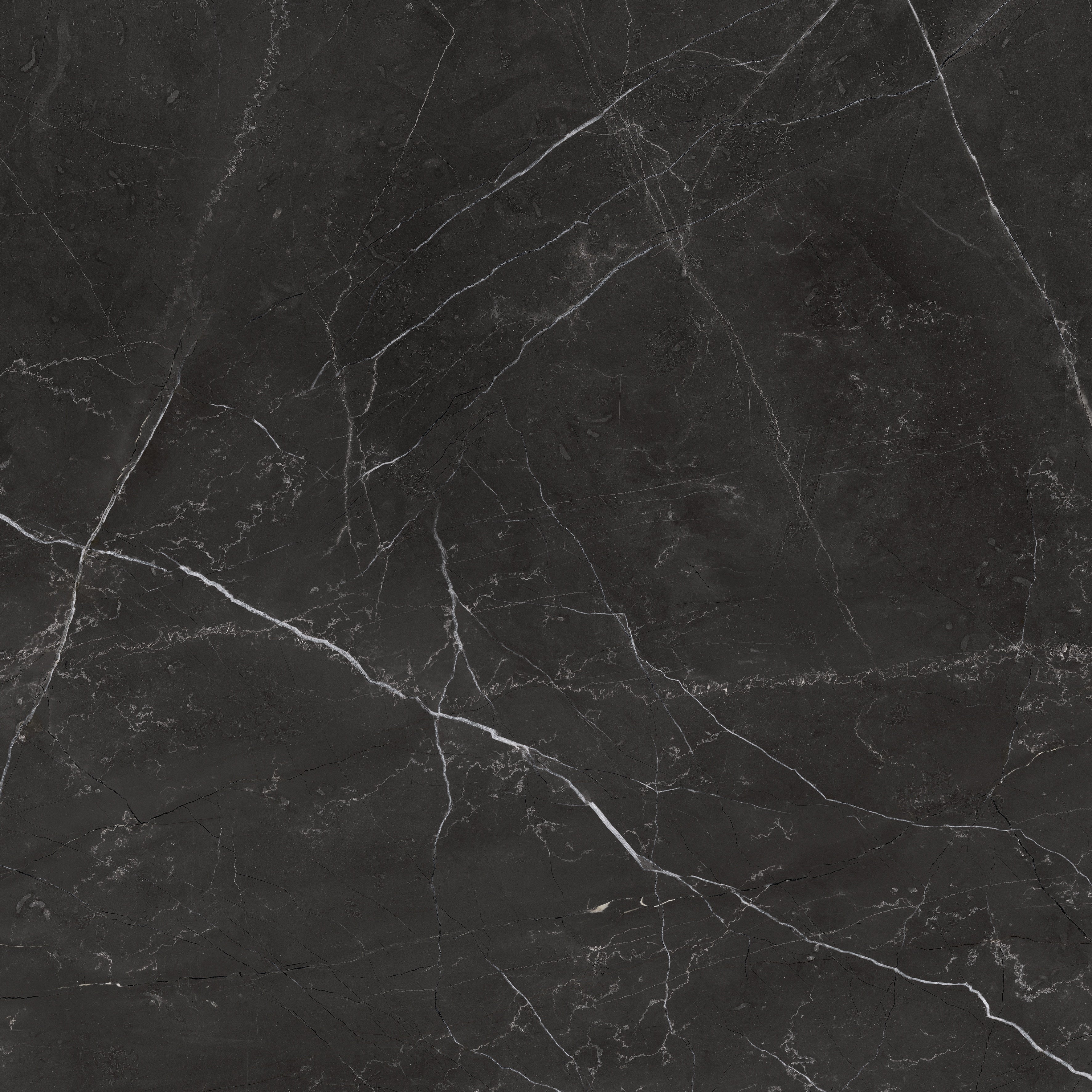 LA MARCA: Nero Venato Porcelain Field Tile (24"×11/32" | Polished | Rectified)