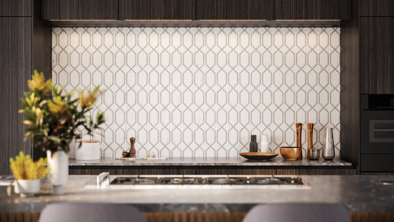 Anatolia La Marca Statuario polished tile in a room setting — available at Surface Group lifestyle image