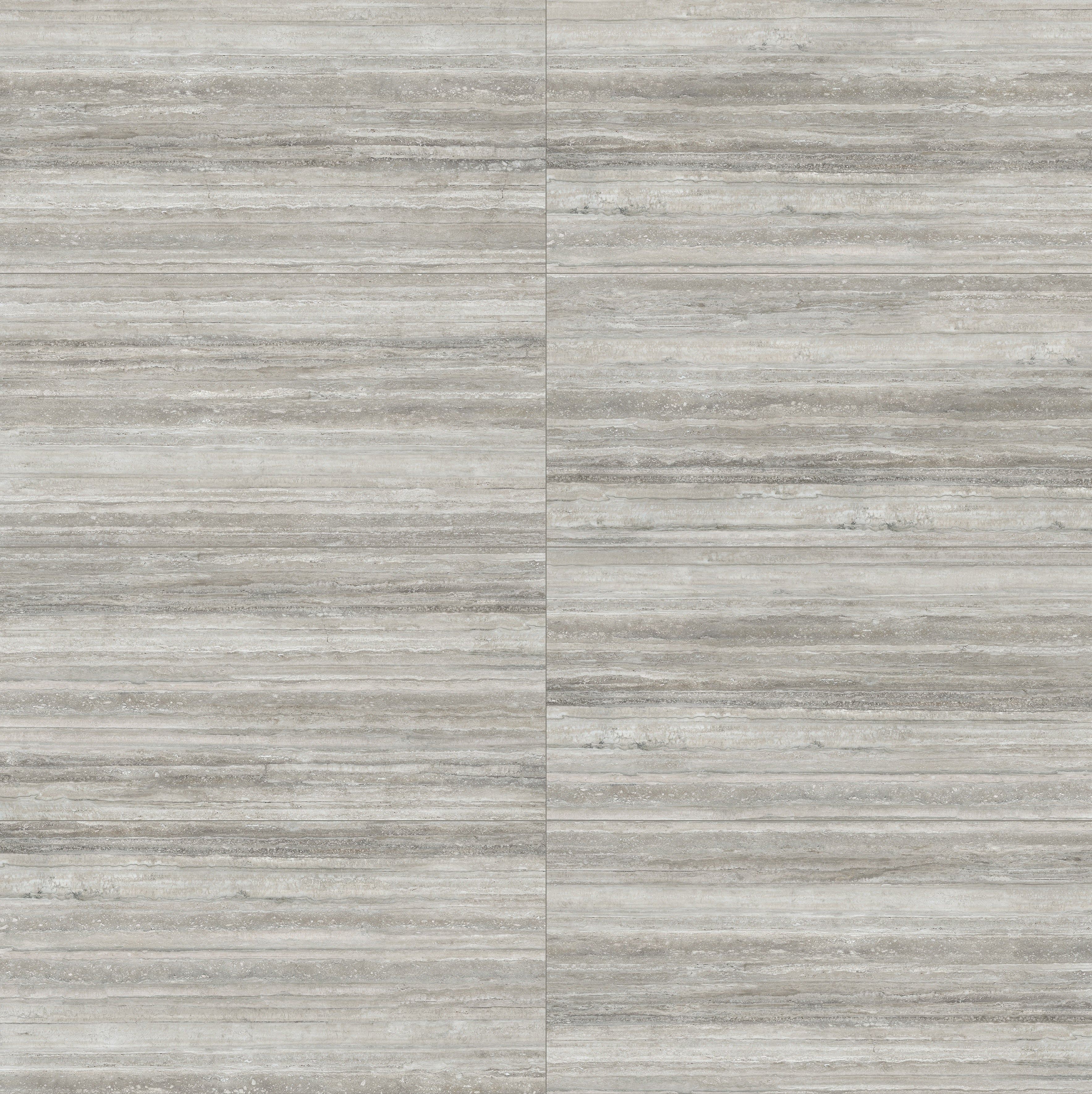 LA MARCA: Travertino Instrata Porcelain Field Tile (24"×48"×11/32" | Honed | Rectified)
