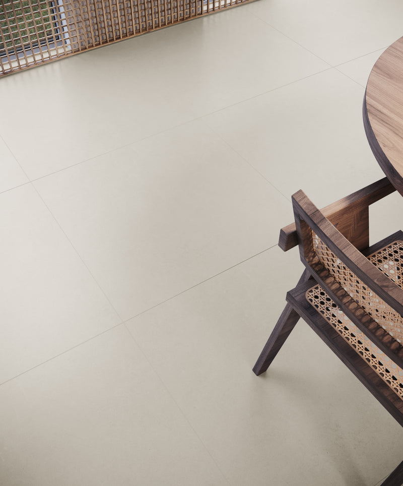 Anatolia Lithoform Crosscut Dunes honed porcelain tile in a room setting — available at Surface Group lifestyle image