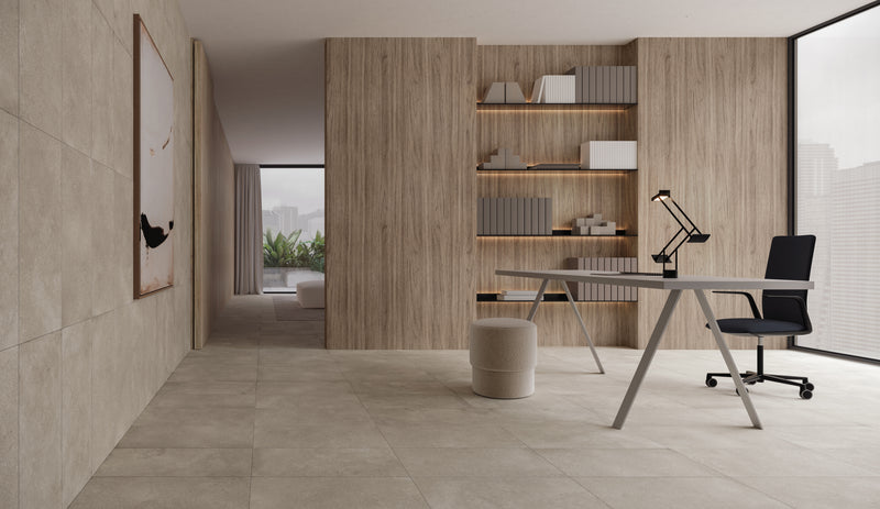 Anatolia Locale Forge matte porcelain tile in a room setting — available at Surface Group lifestyle image