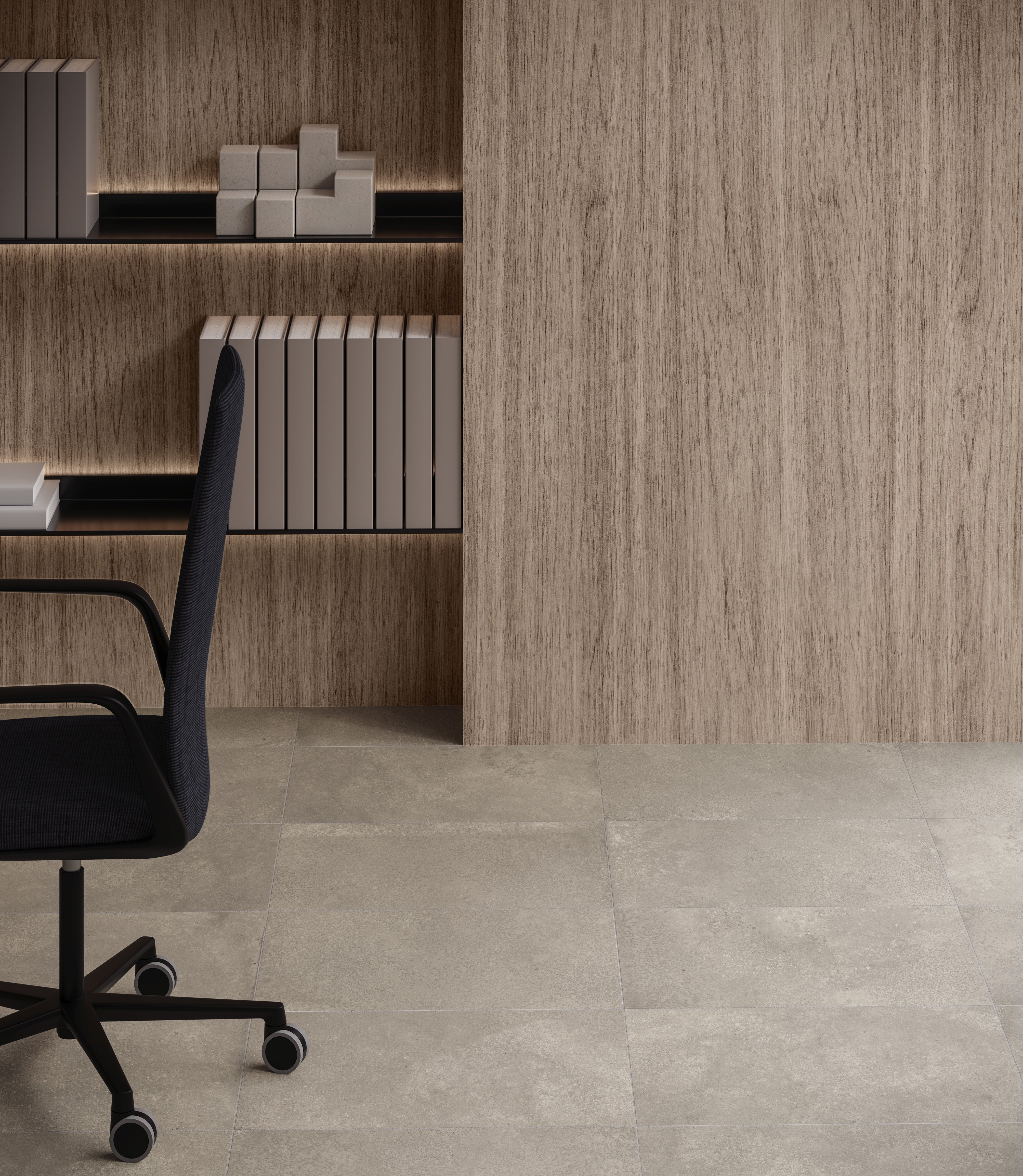 Locale Forge porcelain mosaic by Anatolia, top-down product view, 11 25/32"×11 25/32"×11/32" size. Turkish porcelain for floors and walls.