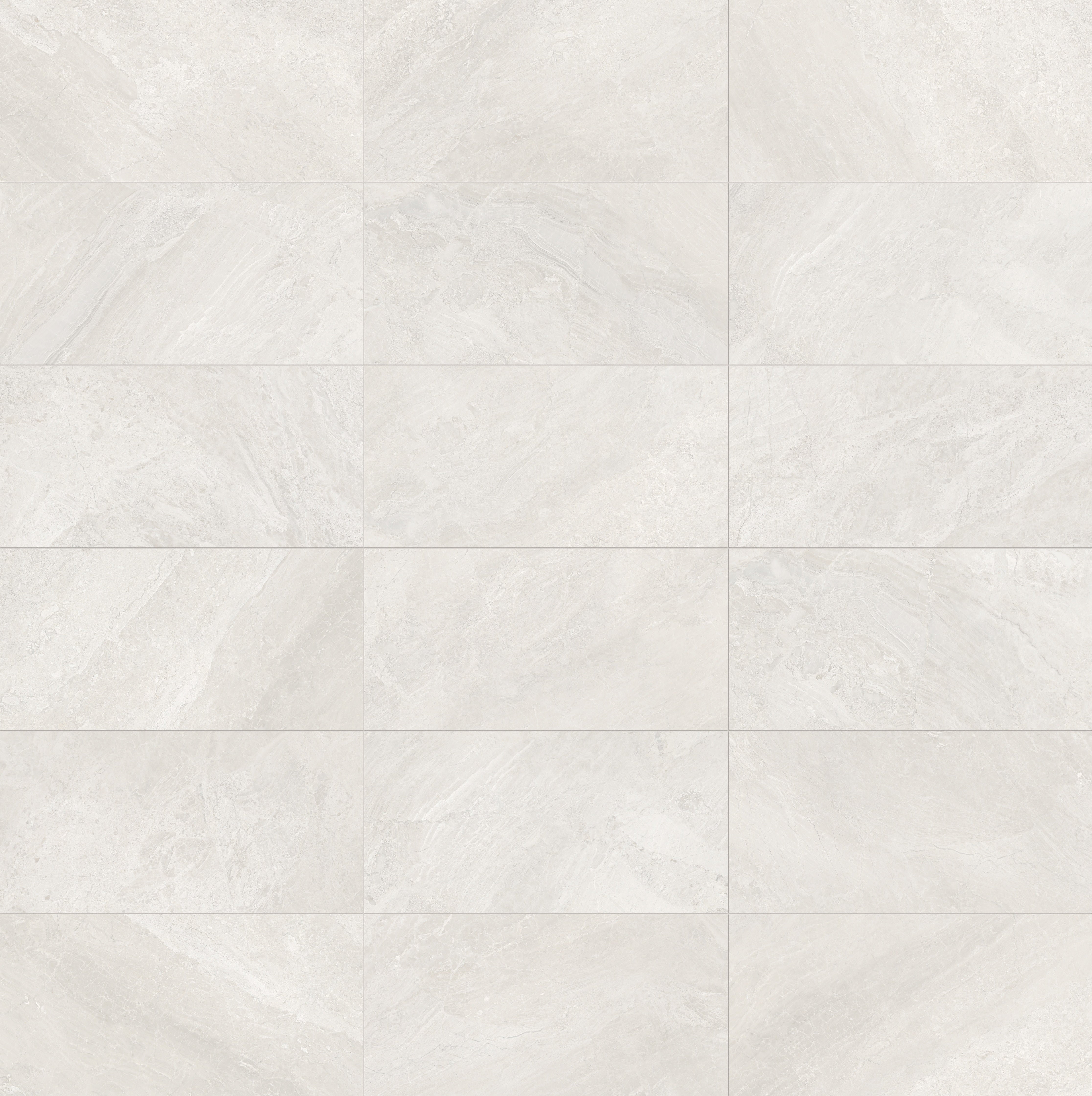 Lumino Ivory porcelain mosaic by Anatolia, top-down product view, 11 25/32"×11 25/32"×11/32" size. Turkish porcelain for floors and walls.