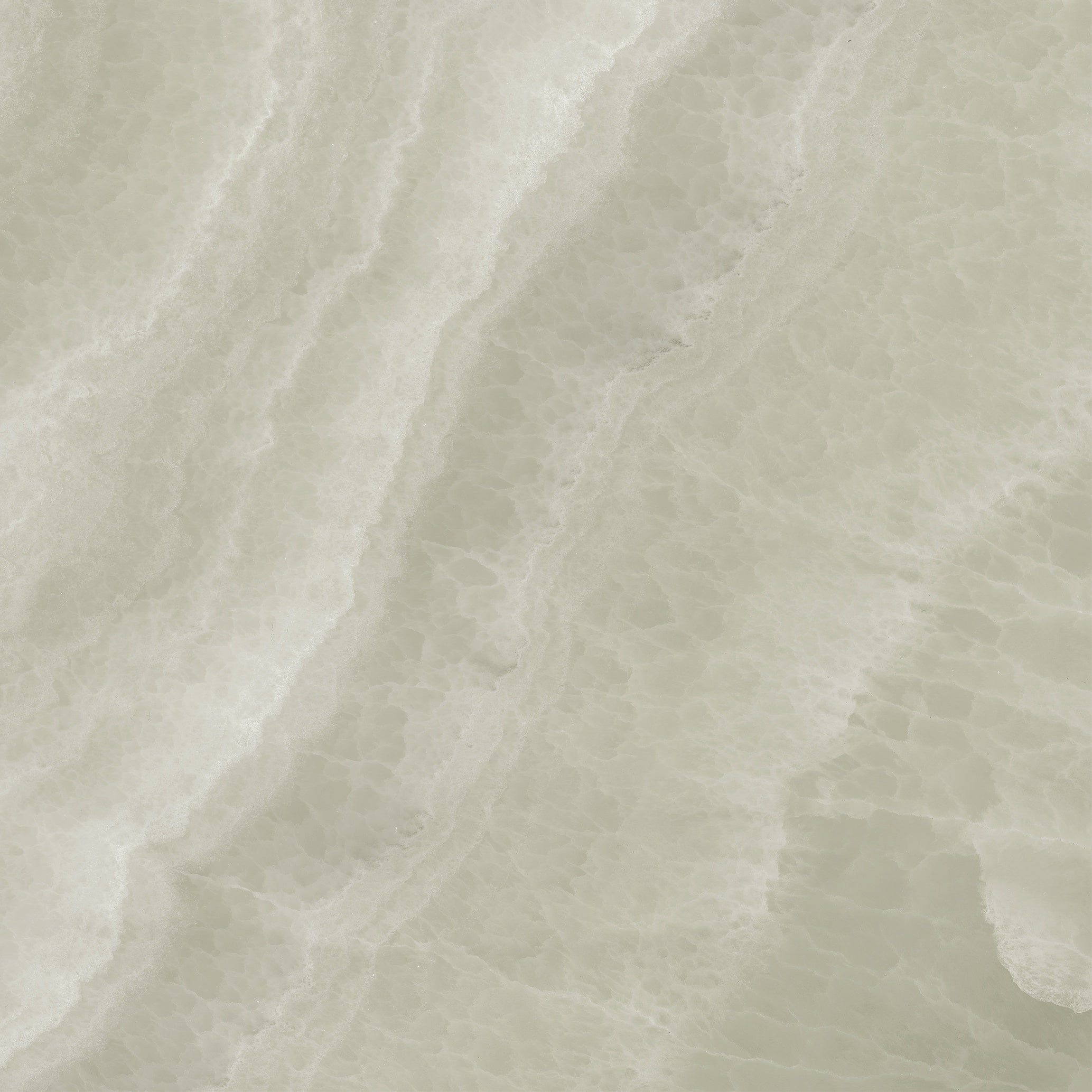 Lustra Onyx Sage porcelain field tile by Anatolia, top-down product view, 24"×11/32" size. Turkish porcelain for floors and walls.